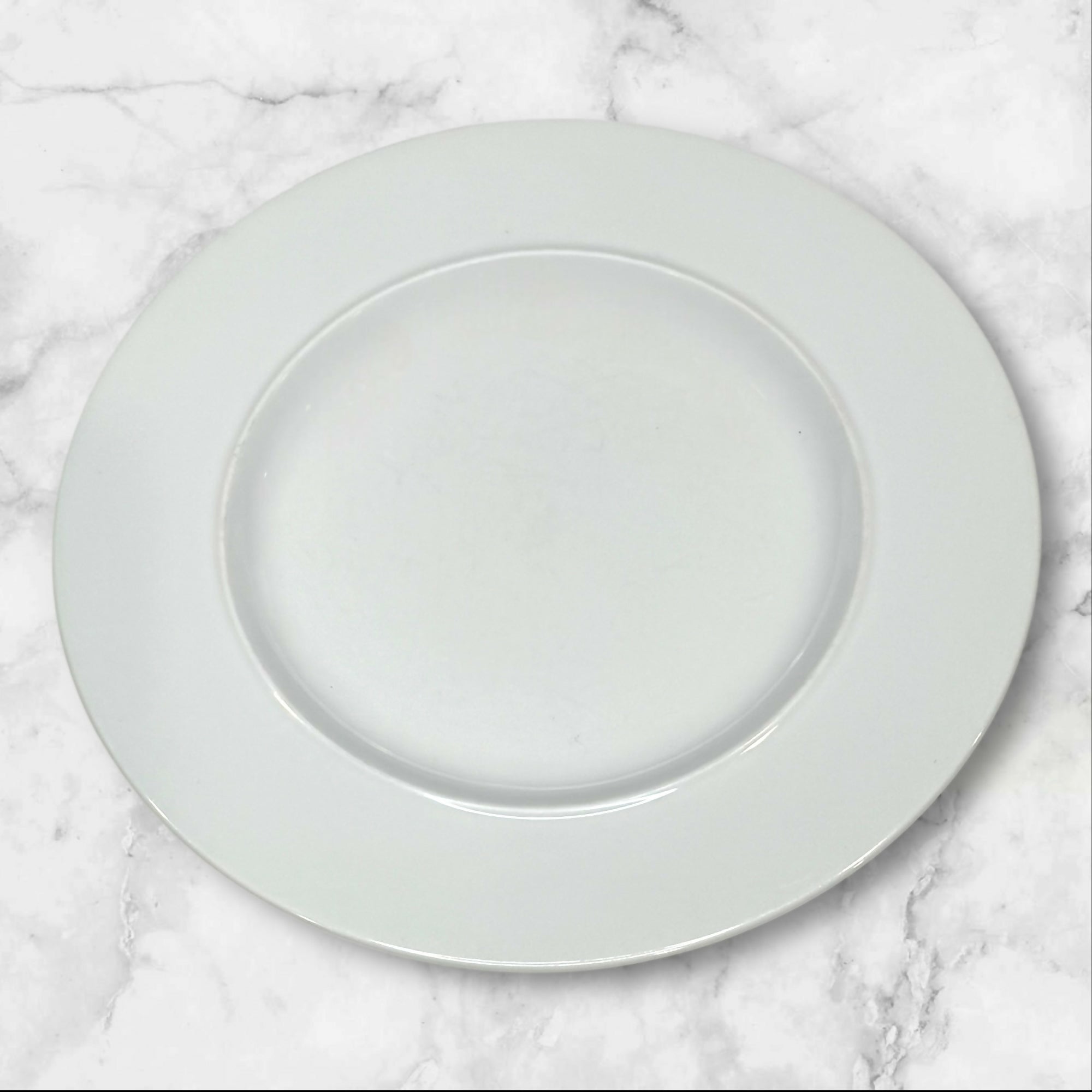 Crate & Barrel Epoch Blueline Plates | Set of 6 by Kathleen Wills Japan | Good Condition