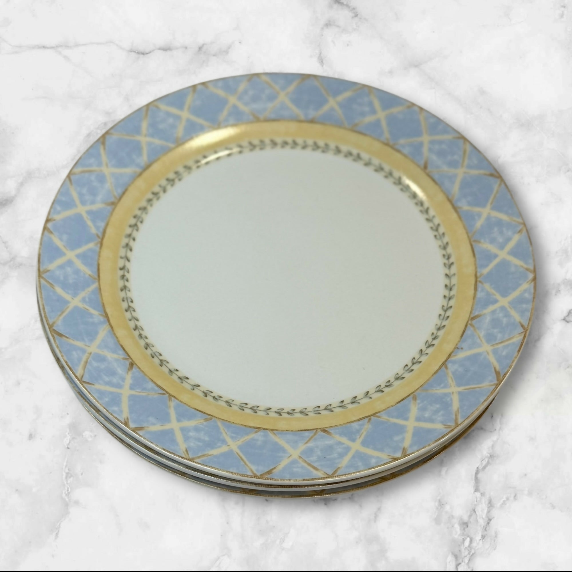 Heritage Mint Enchanted Garden Dinner Plates | Set of 4 | Excellent