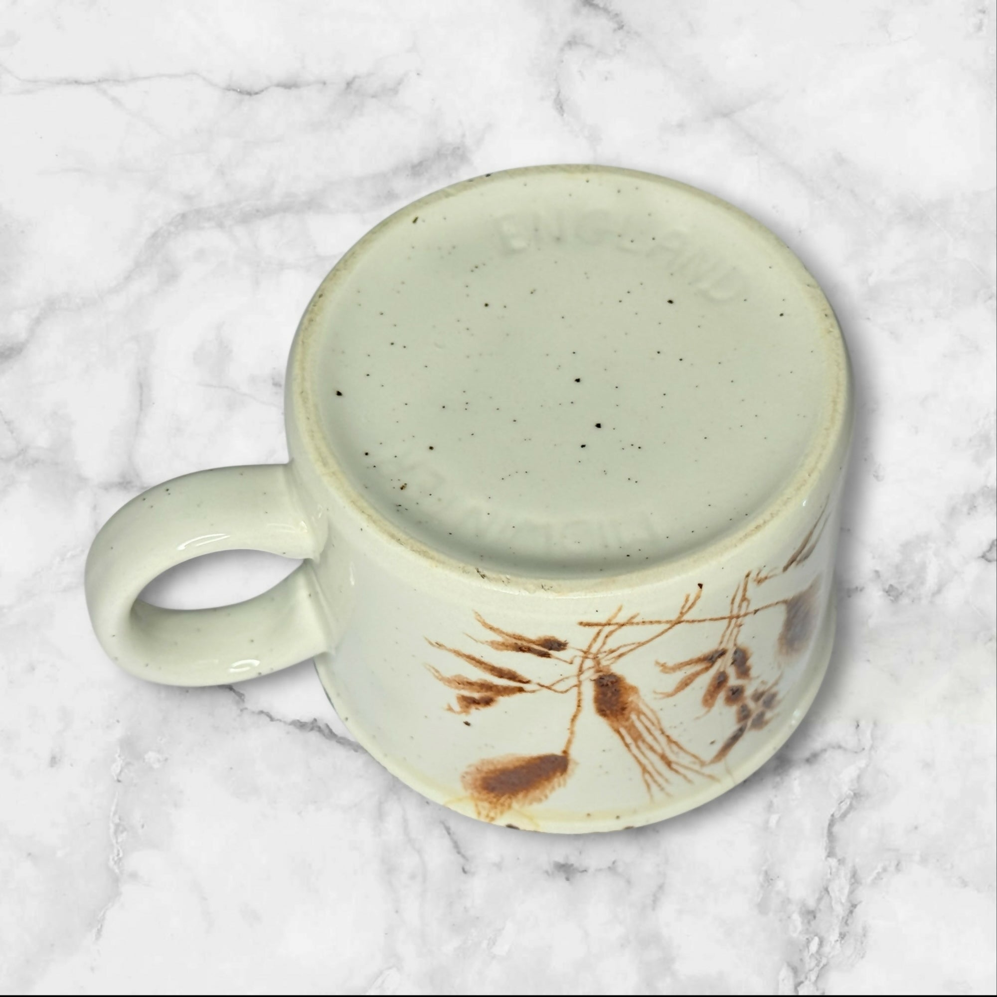 W.R. Midwinter Stonehenge Wild Oats Flat Cups | Set of 2 | Gently Used
