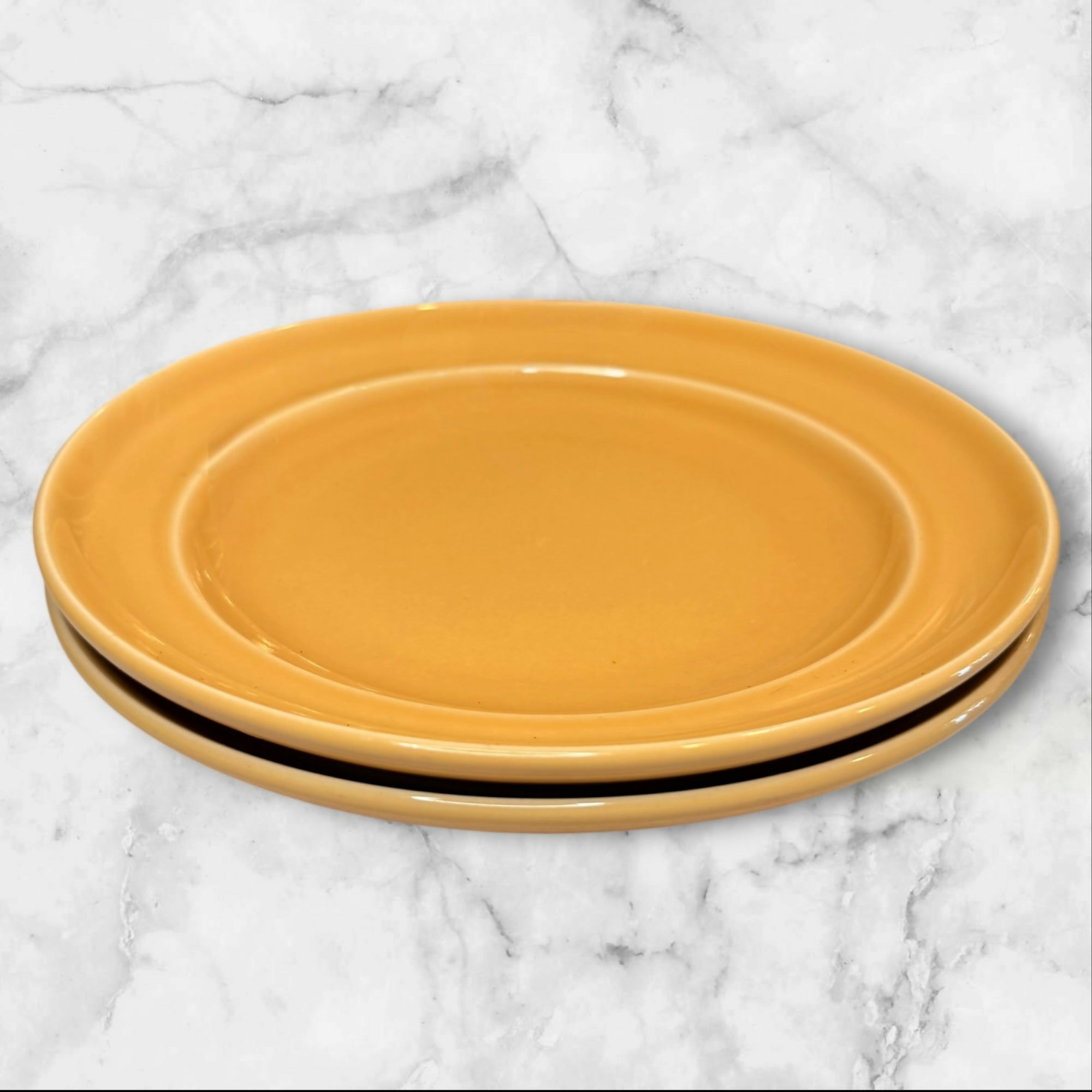Pottery Barn Sophia Yellow Salad Plates | Set of 2 | Gently Used