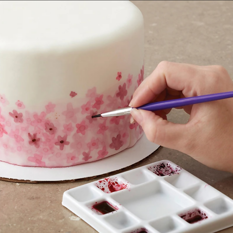 Anygleam Cake Brush Purple 5PCS Set Pastry Baking Confectionery Tools