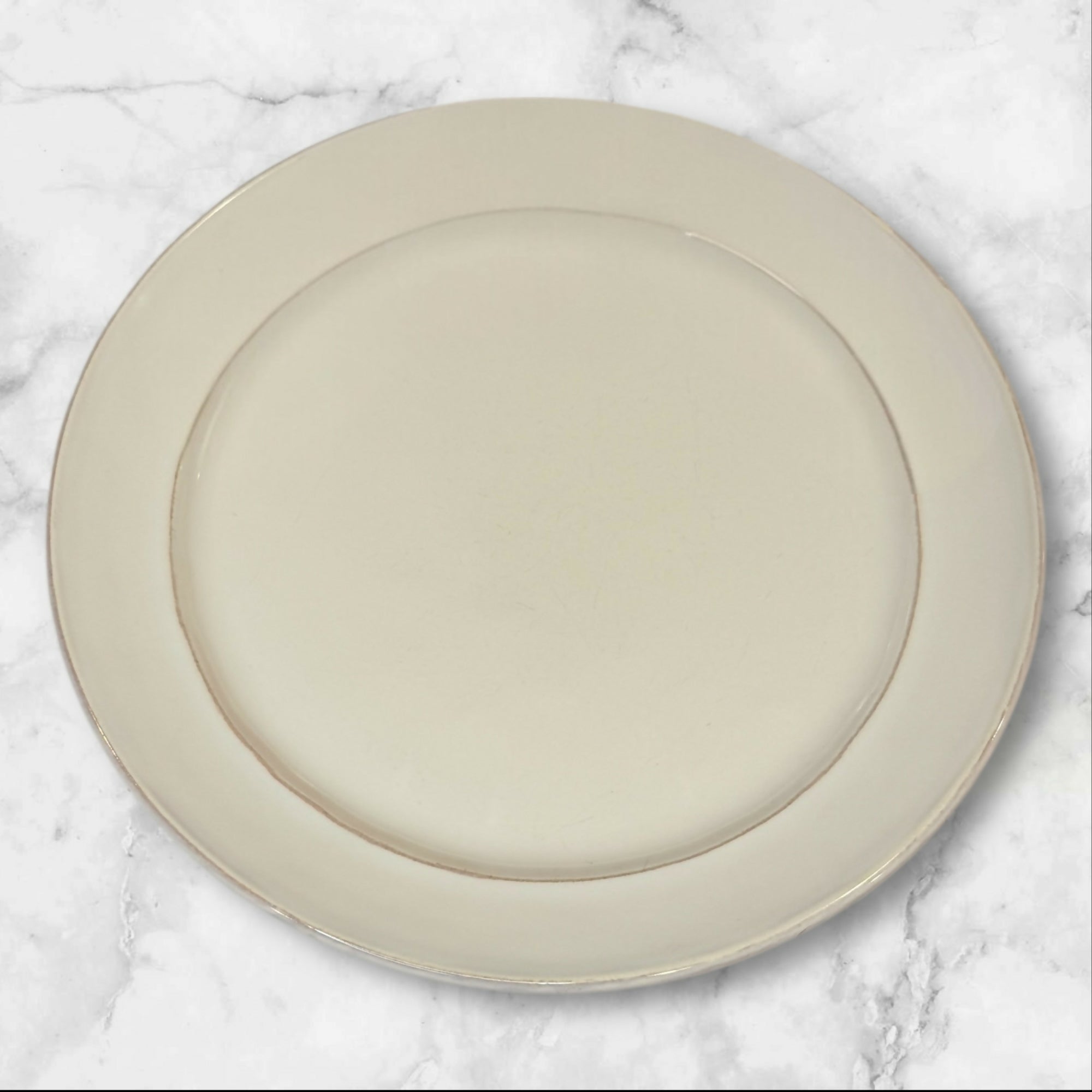 Pottery Barn Cambria Stone White Salad Plates | Set of 4 | Great Condition