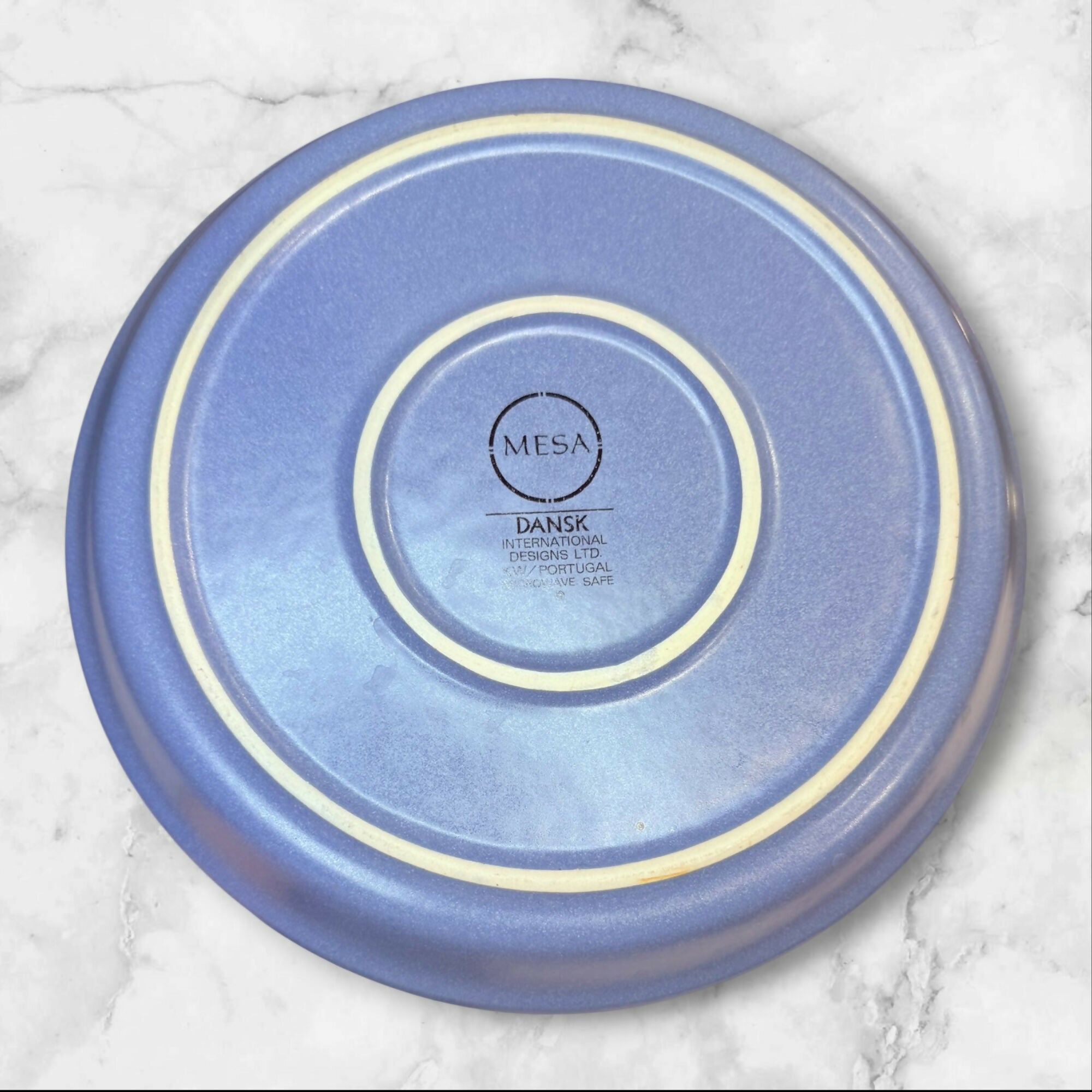 Dansk Mesa Sky Blue Dinner Plates Set of 4 | Great Condition | Portugal