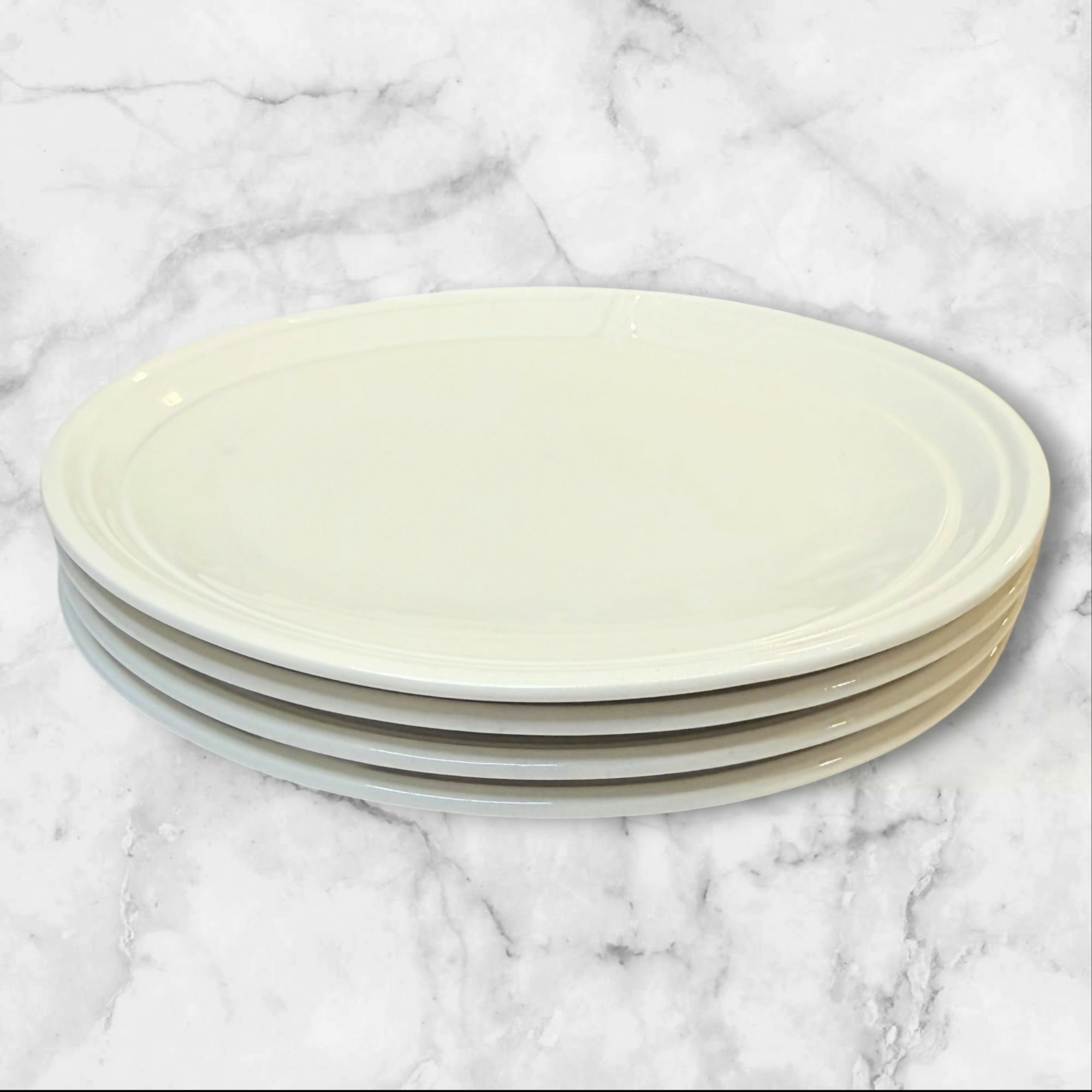 Johnson Brothers Focus White Salad Plates | Set of 4 | Great Condition