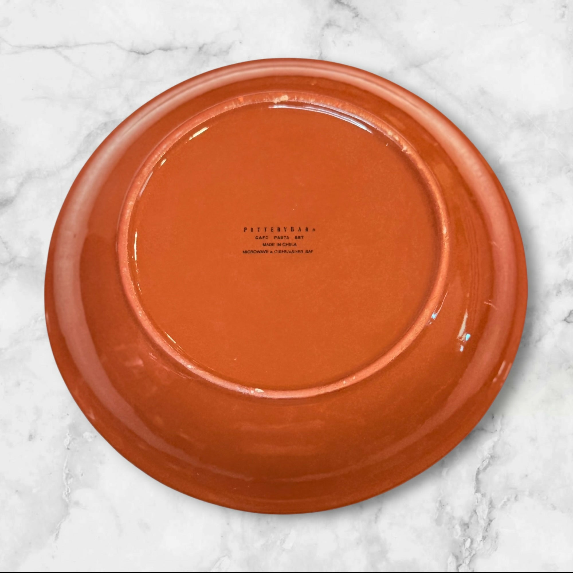 Pottery Barn Café Vegetable Pasta Bowls | Set of 4 | Good Condition