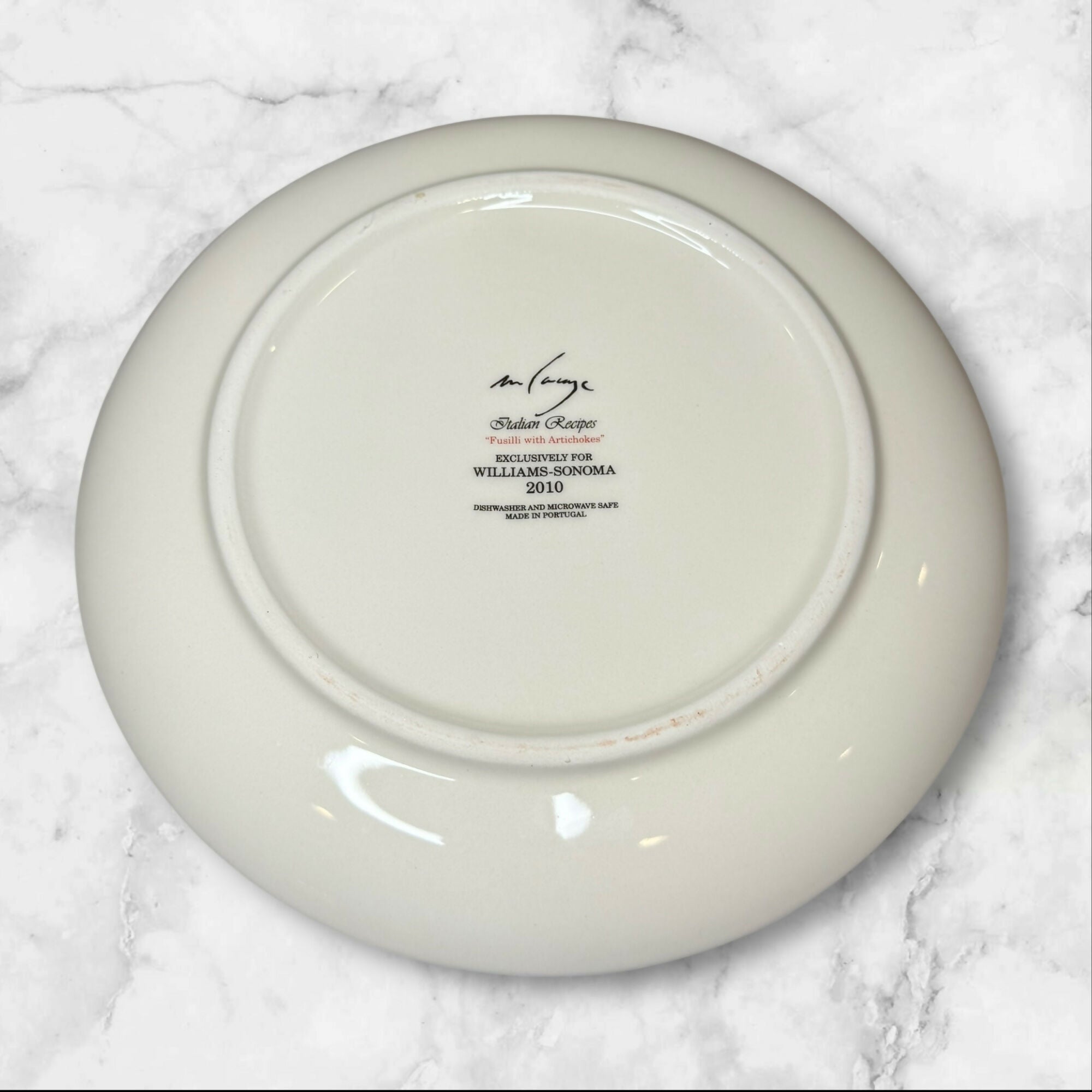 Williams-Sonoma Italian Recipe Plates  2