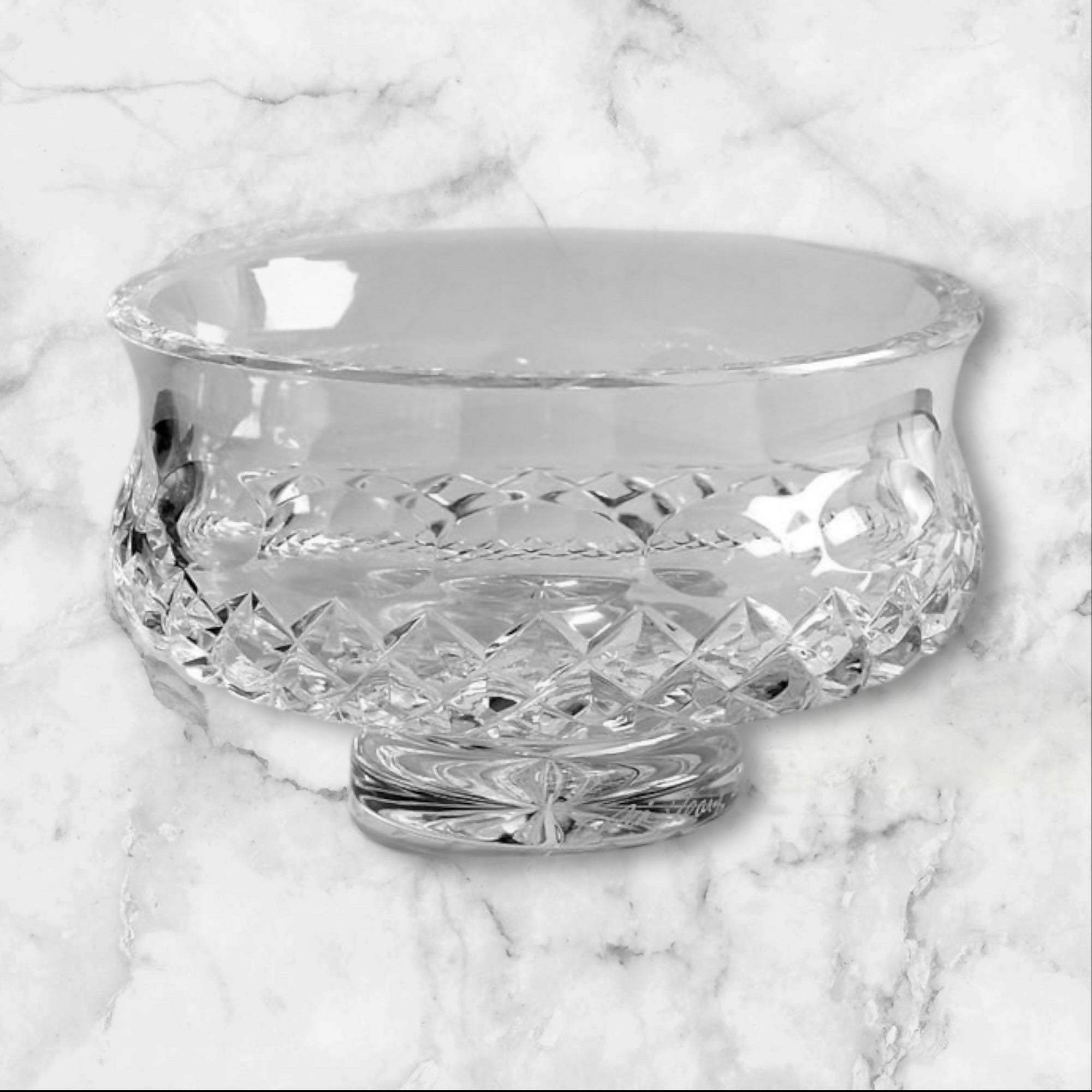 Waterford Comeragh Crystal Footed Bowl | Rare | Excellent Condition