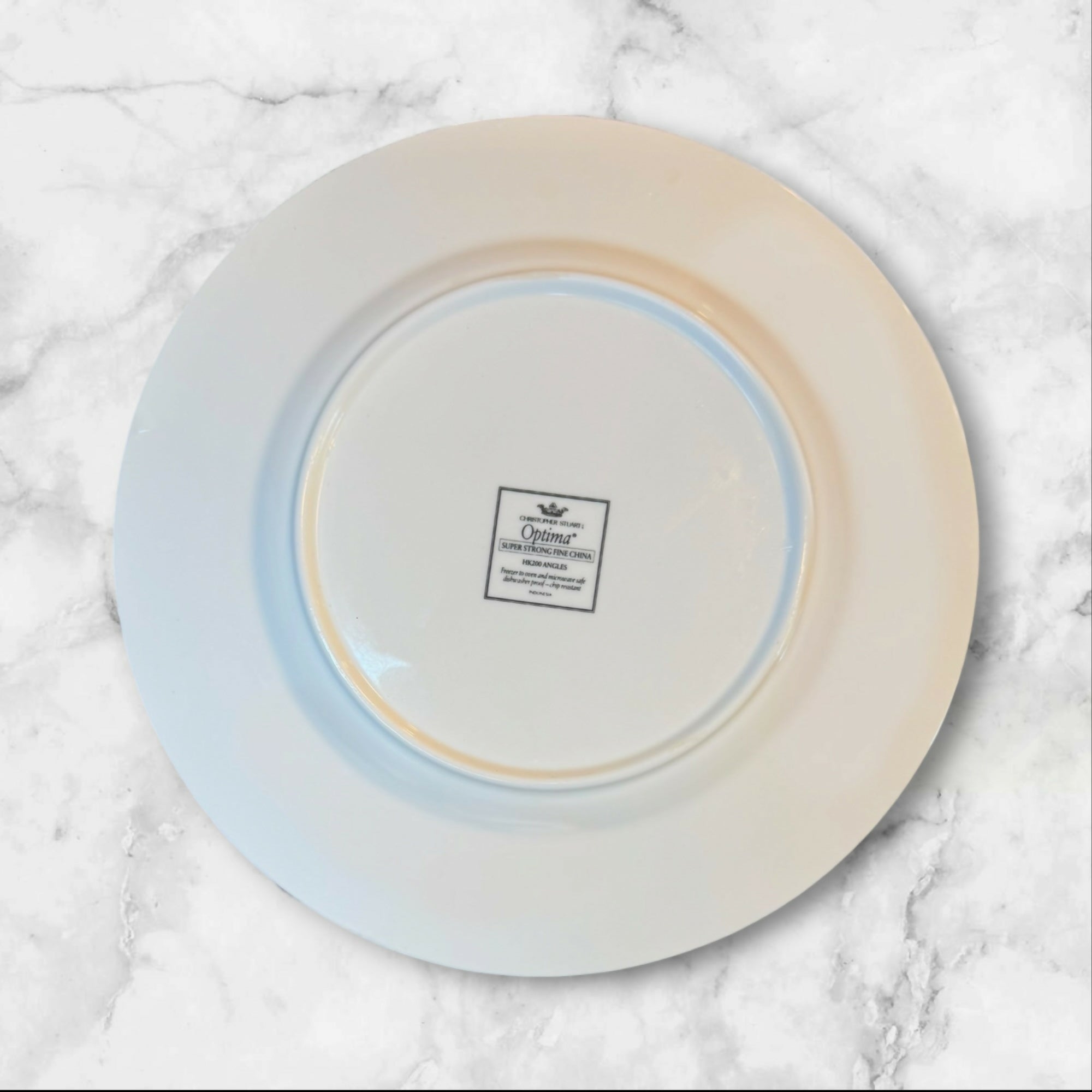 Christopher Stuart Angles Salad Plates Set of 4 Fine China | Excellent Condition