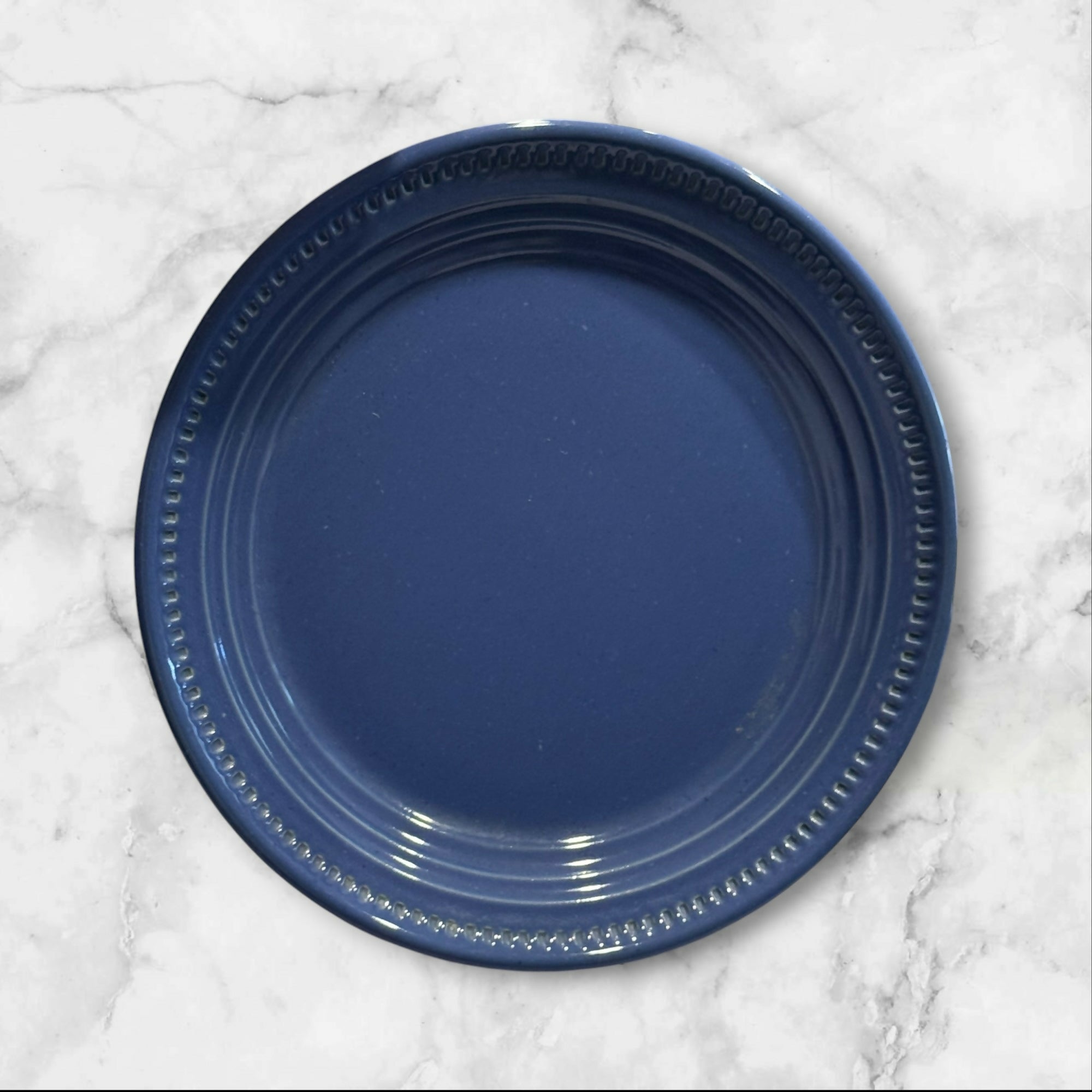 Dansk Cafe Colors Blue Dinner & Salad Plates | Set of 8 | Great Condition