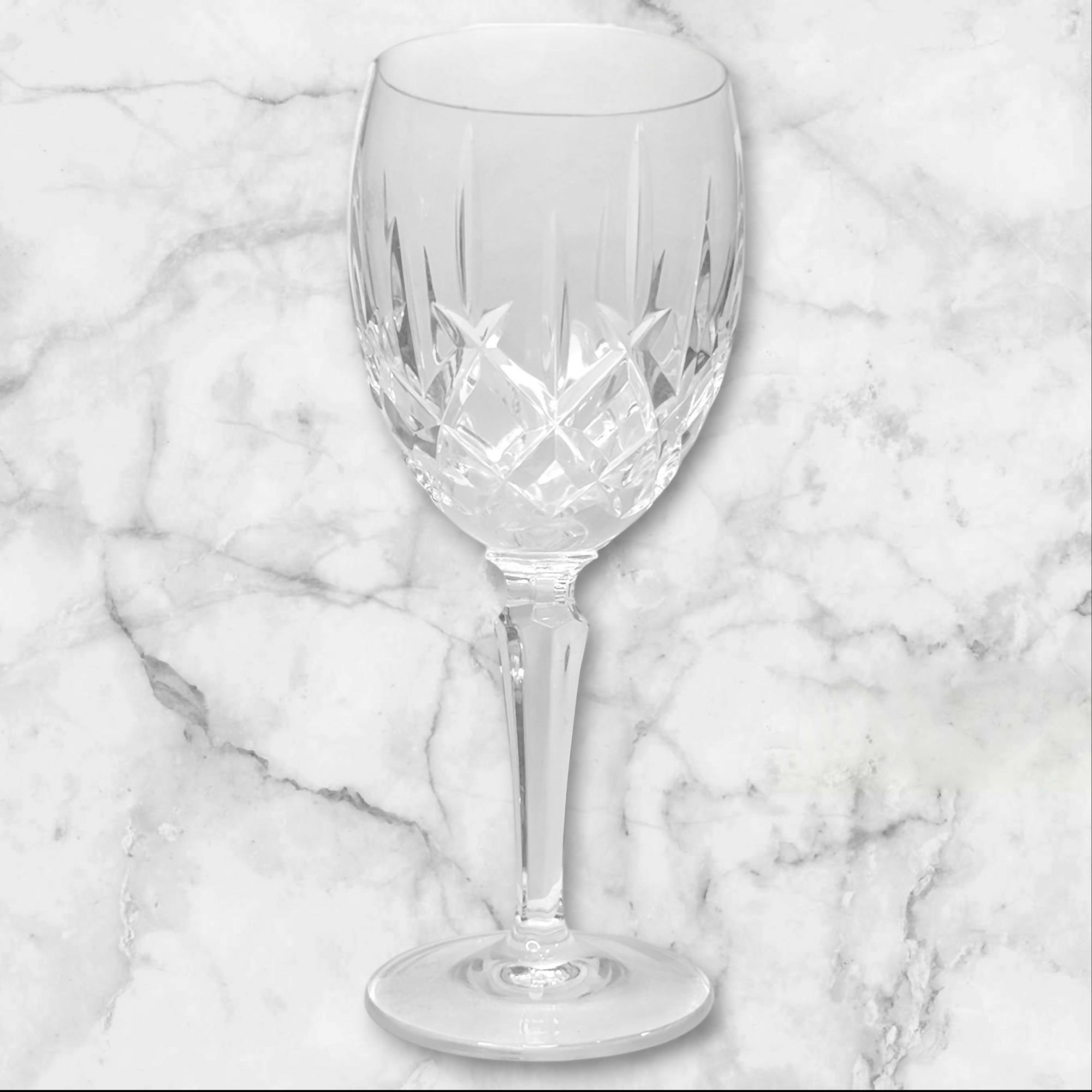 Gorham Crystal Lady Anne Wine Glass | Cut Crystal Stemware | West Germany