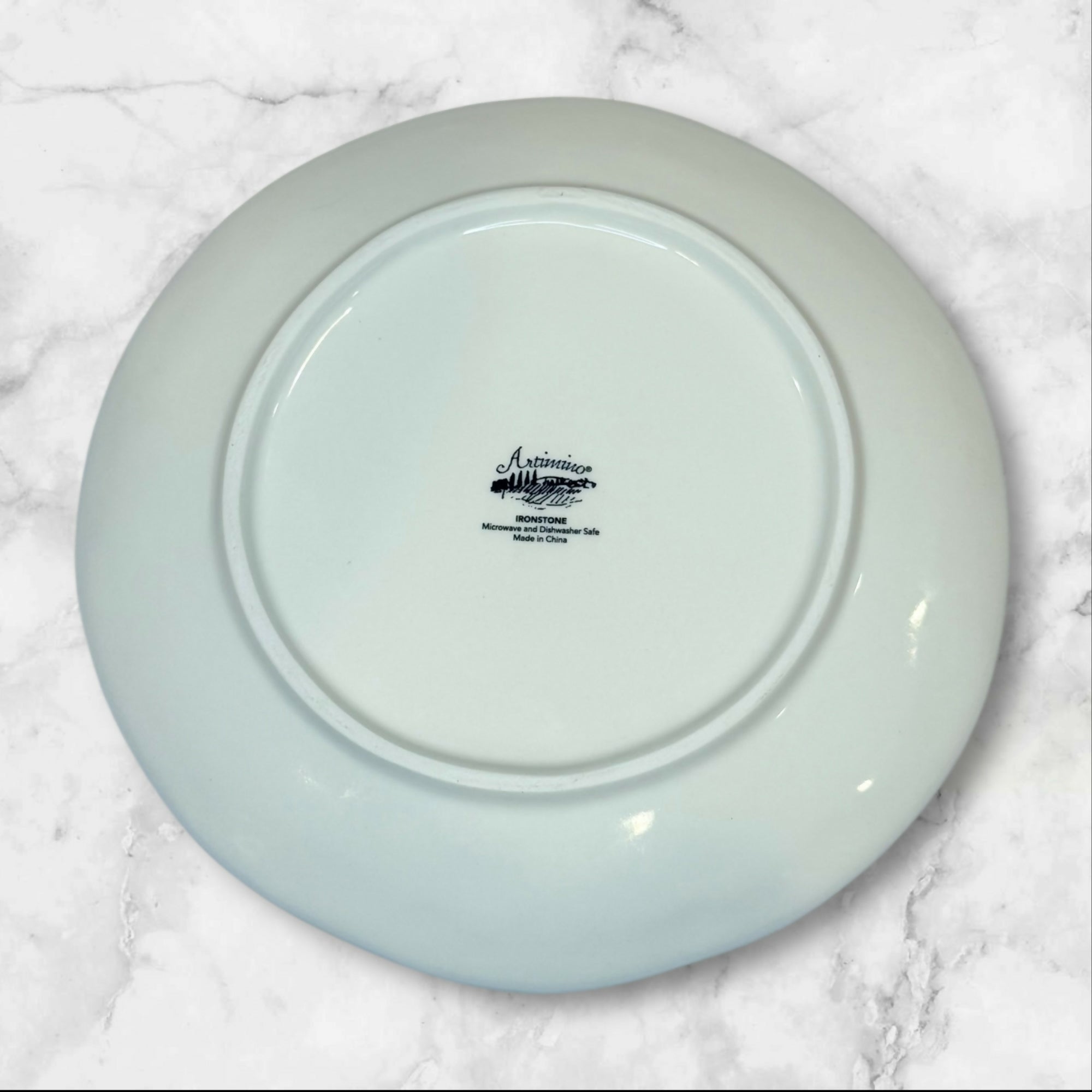 Artimino Hand-Painted Ironstone Salad Plates | Set of 4 | Excellent Condition