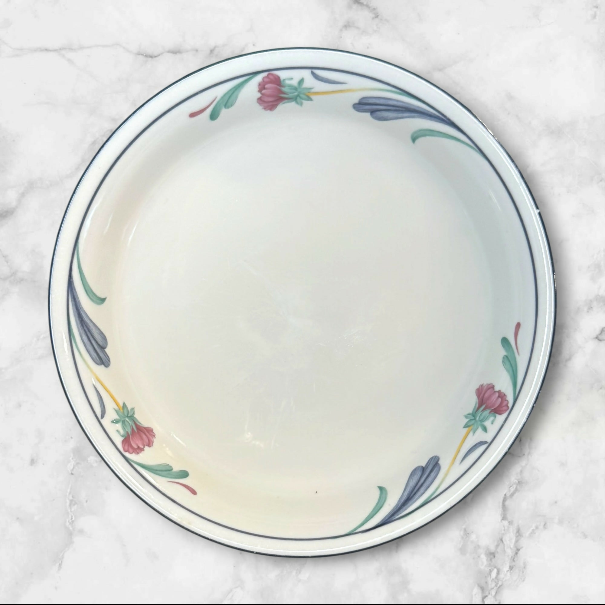 Lenox Poppies on Blue Pasta Bowls | Set of 3 | Great Condition