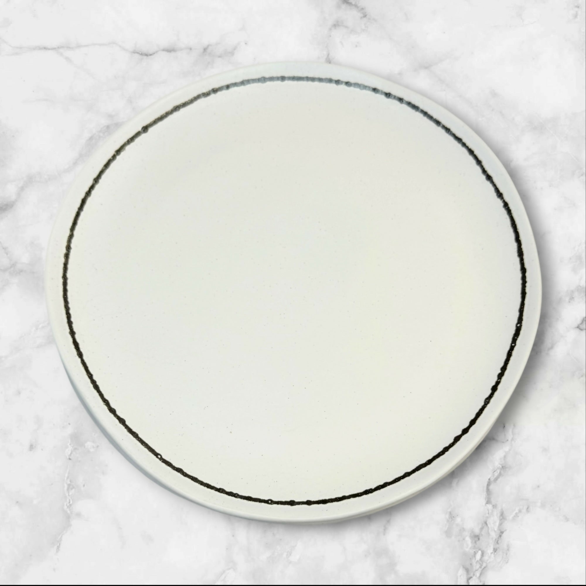 Crate & Barrel Burnt Edge Salad Plates | Set of 4 | Excellent Condition