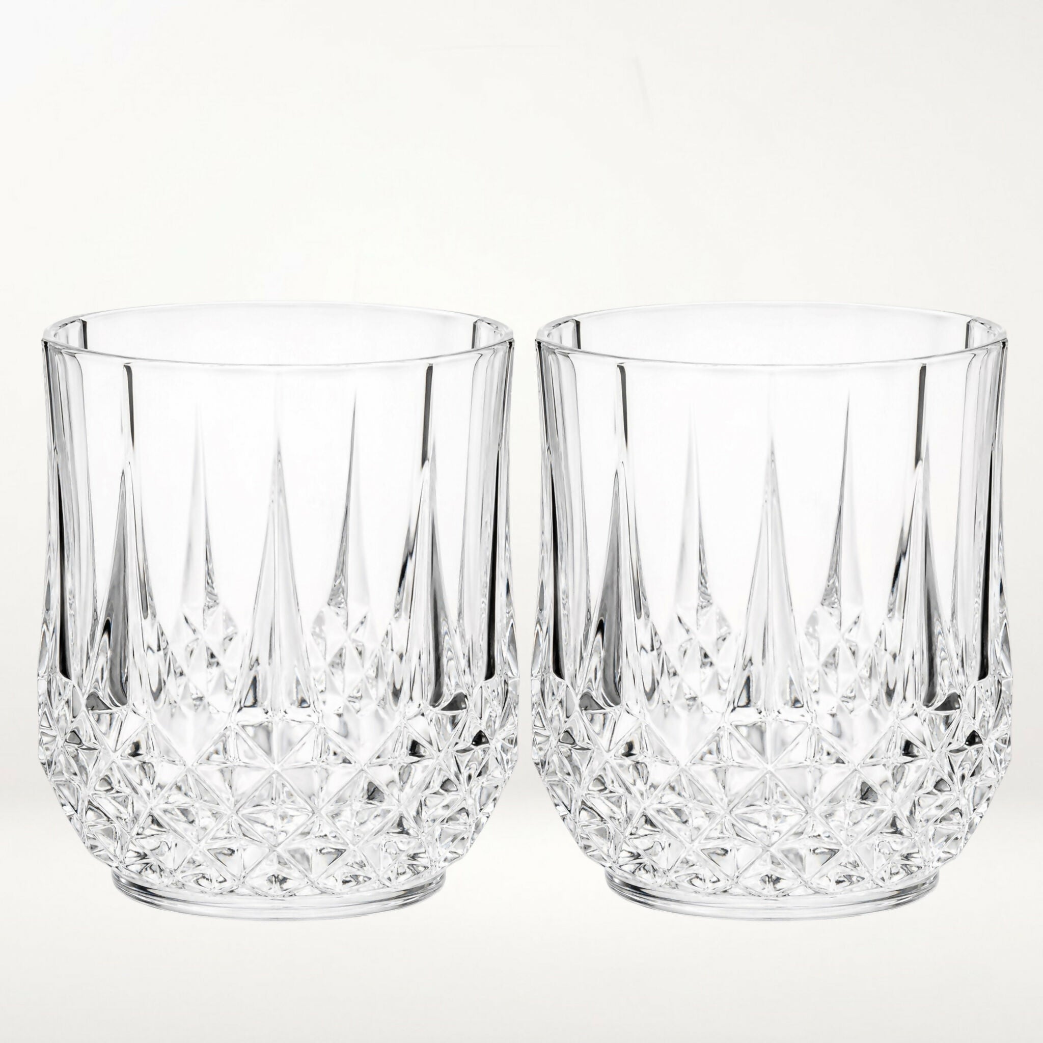 Cristal D’Arques Longchamp Double Old Fashioned Glasses | Set of 4 | Excellent