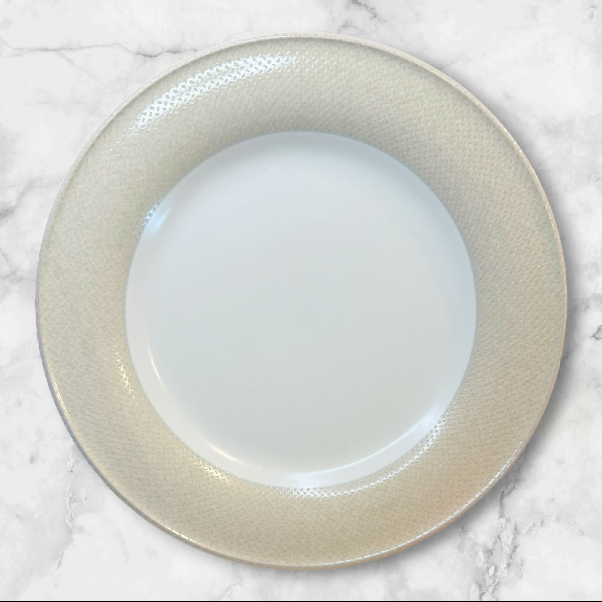 Noritake Safari Cream Dinner Plates | Set of 5 | Excellent Condition