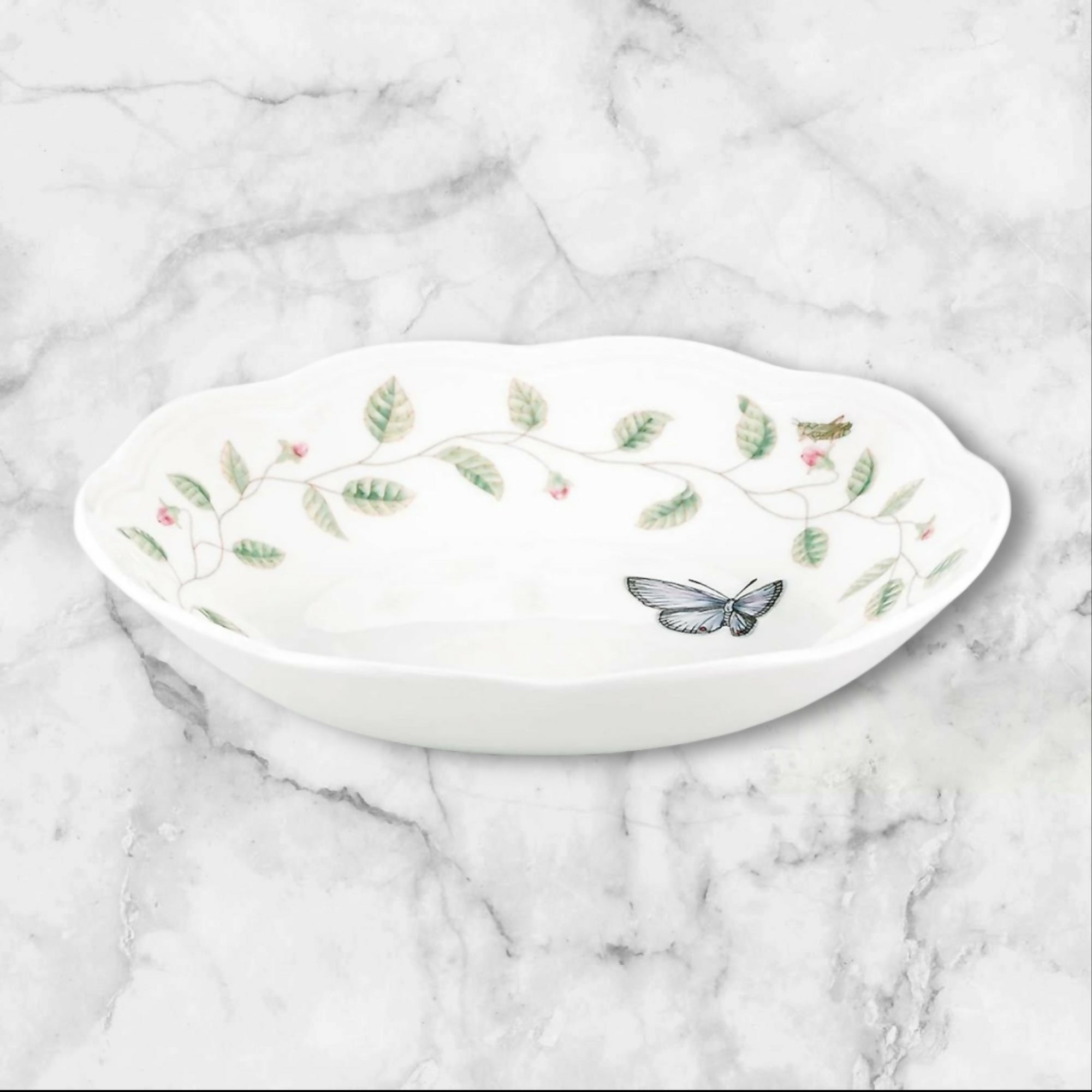 Lenox Butterfly Meadow Blue 20oz Bowls | Set of 6 | 8.75” | Excellent Condition