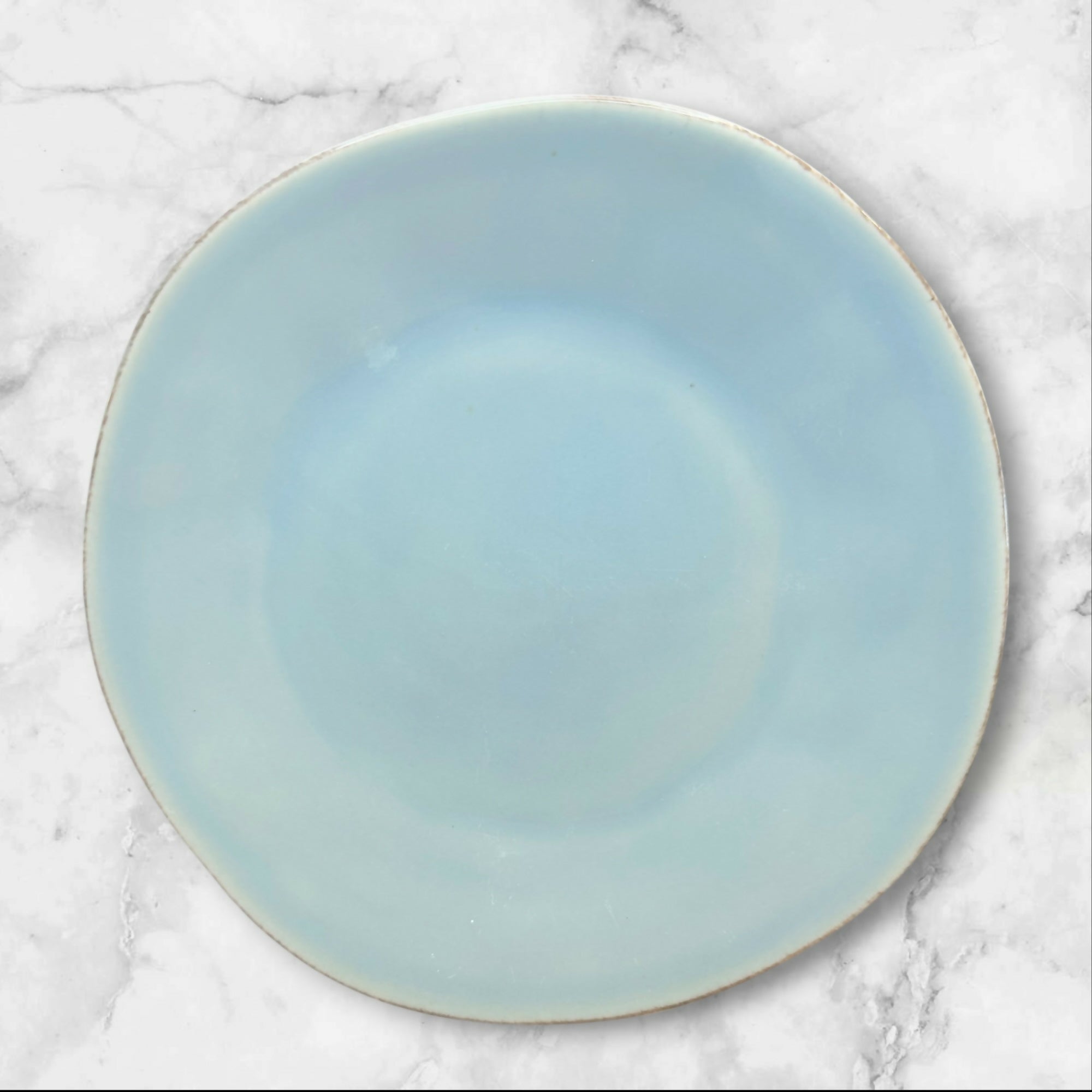 Crate & Barrel Marin Blue Salad Plates Set of 6 | Gently Used Condition