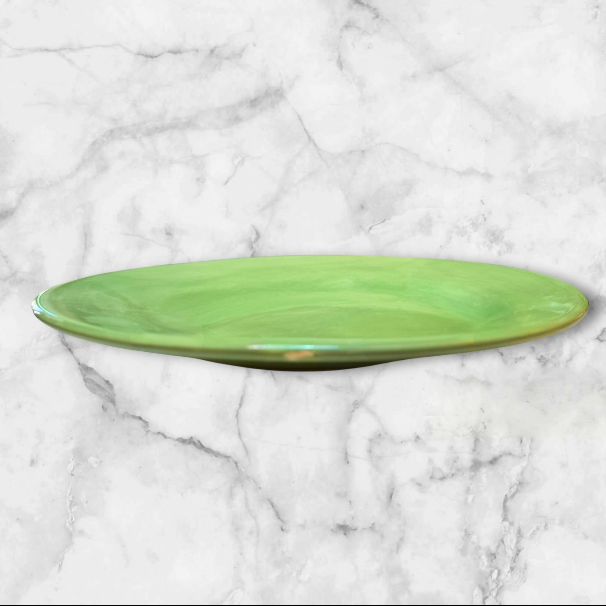 Pottery Barn Sausalito Green Dinner Plates Set of 4 | Great Condition