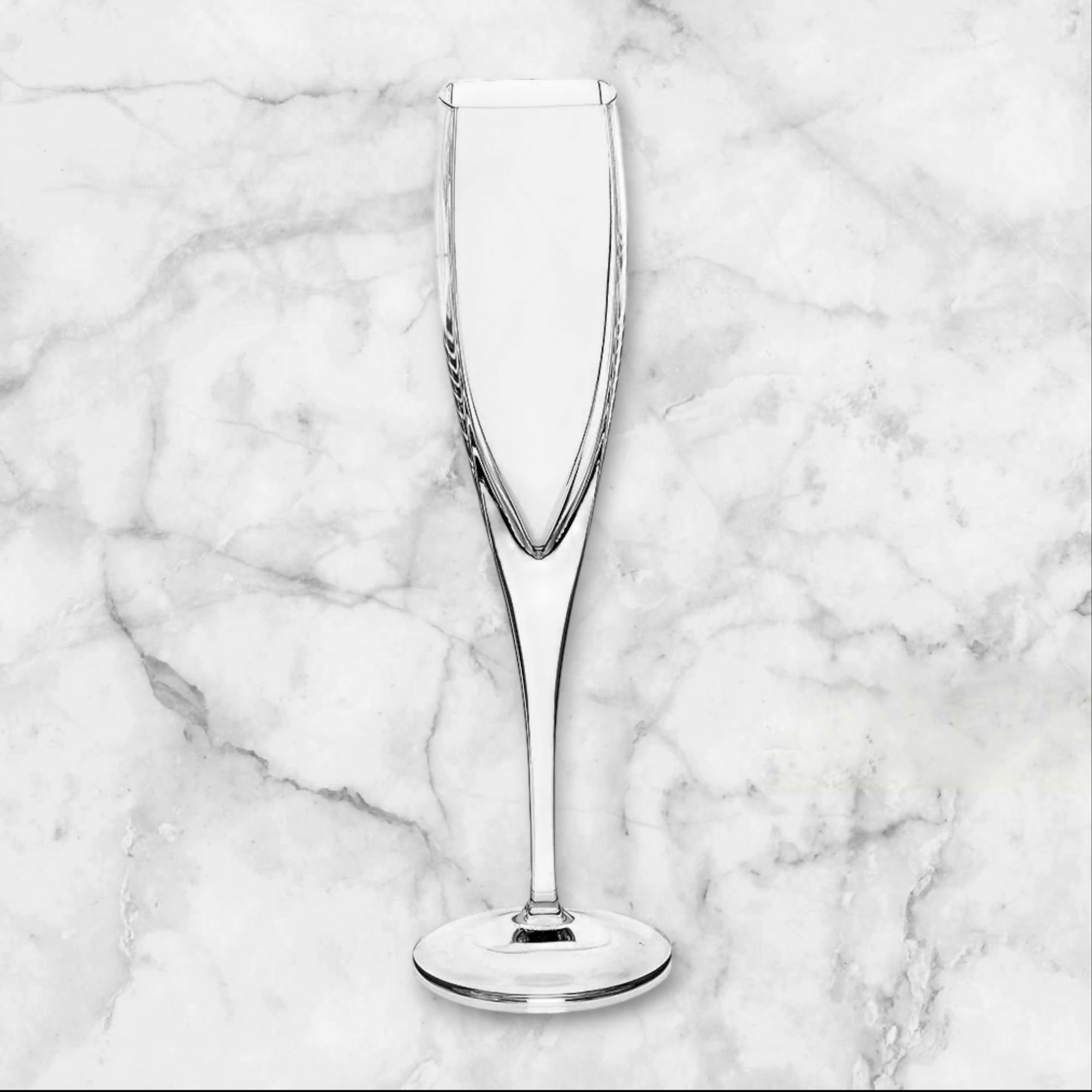 Mikasa Panache Clear Fluted Champagne Glasses Set of 2 | Excellent Condition