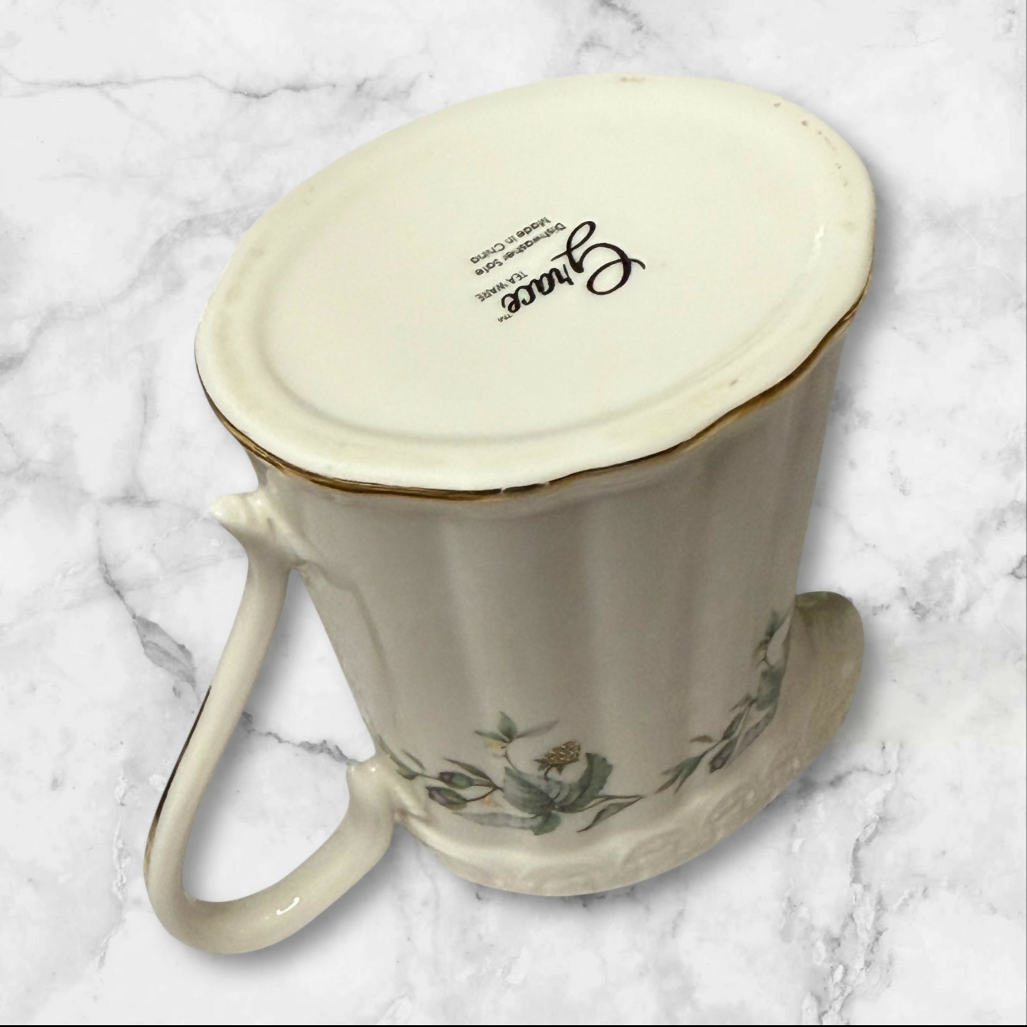 Grace’s Teaware Berry Yard 9-Piece Tea Set | Floral Porcelain | Excellent