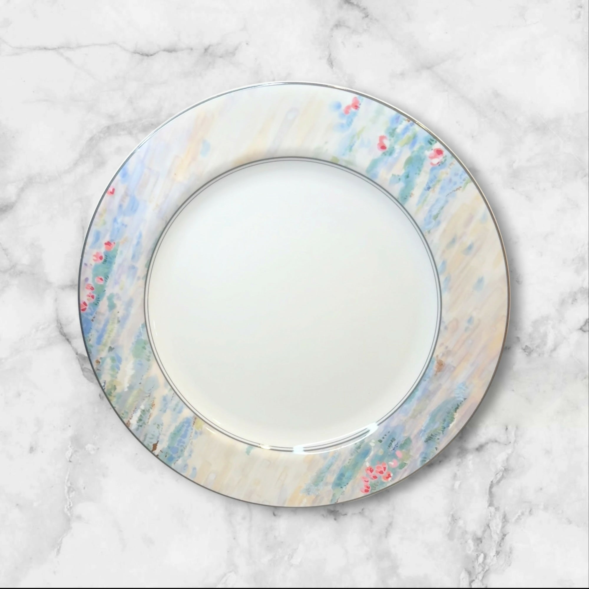 Mikasa Monet Dinner Plates Set of 6 Made in Japan Excellent Condition