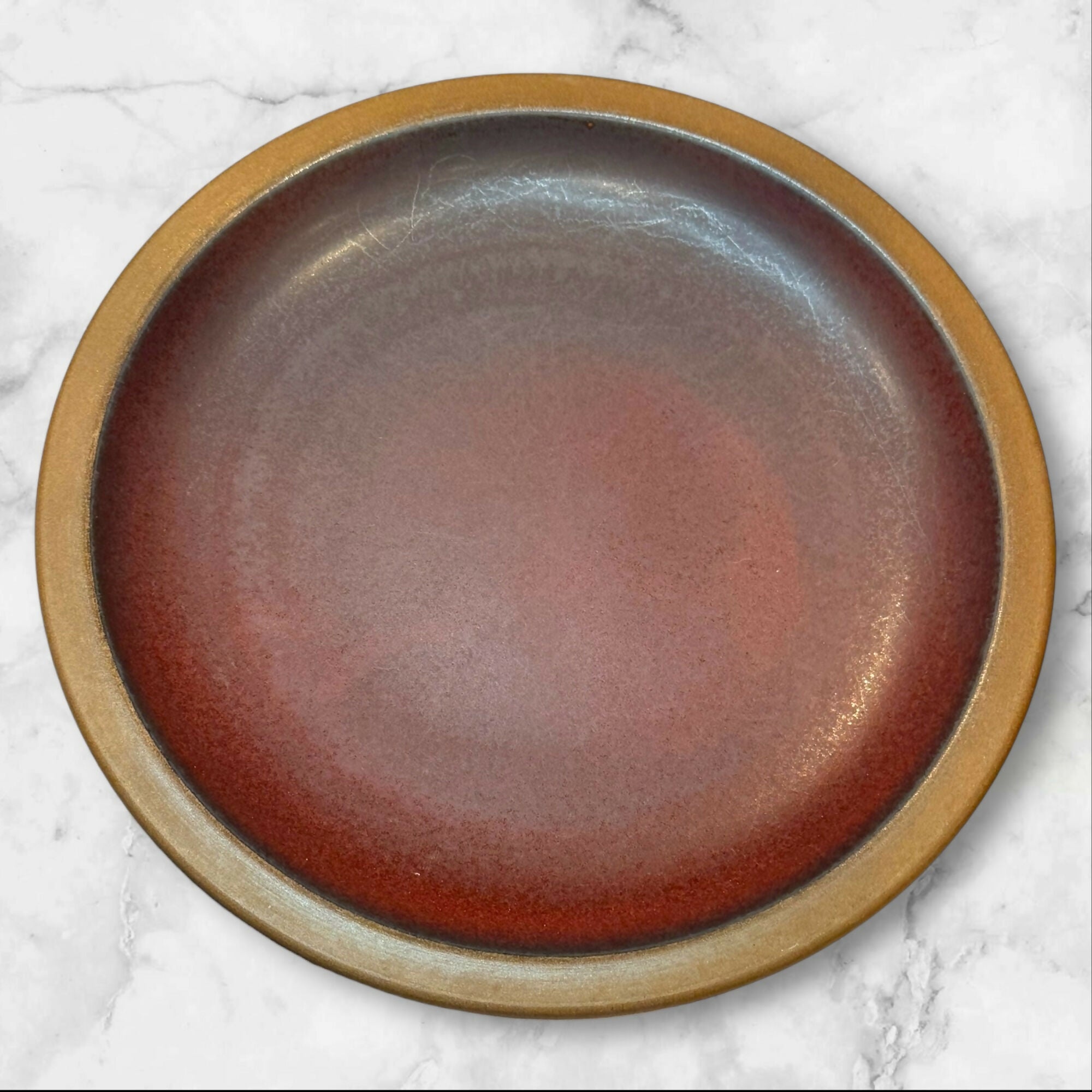 Heath Ceramics Redwood Rim Dinner Plates | Set of 6 | Excellent Condition