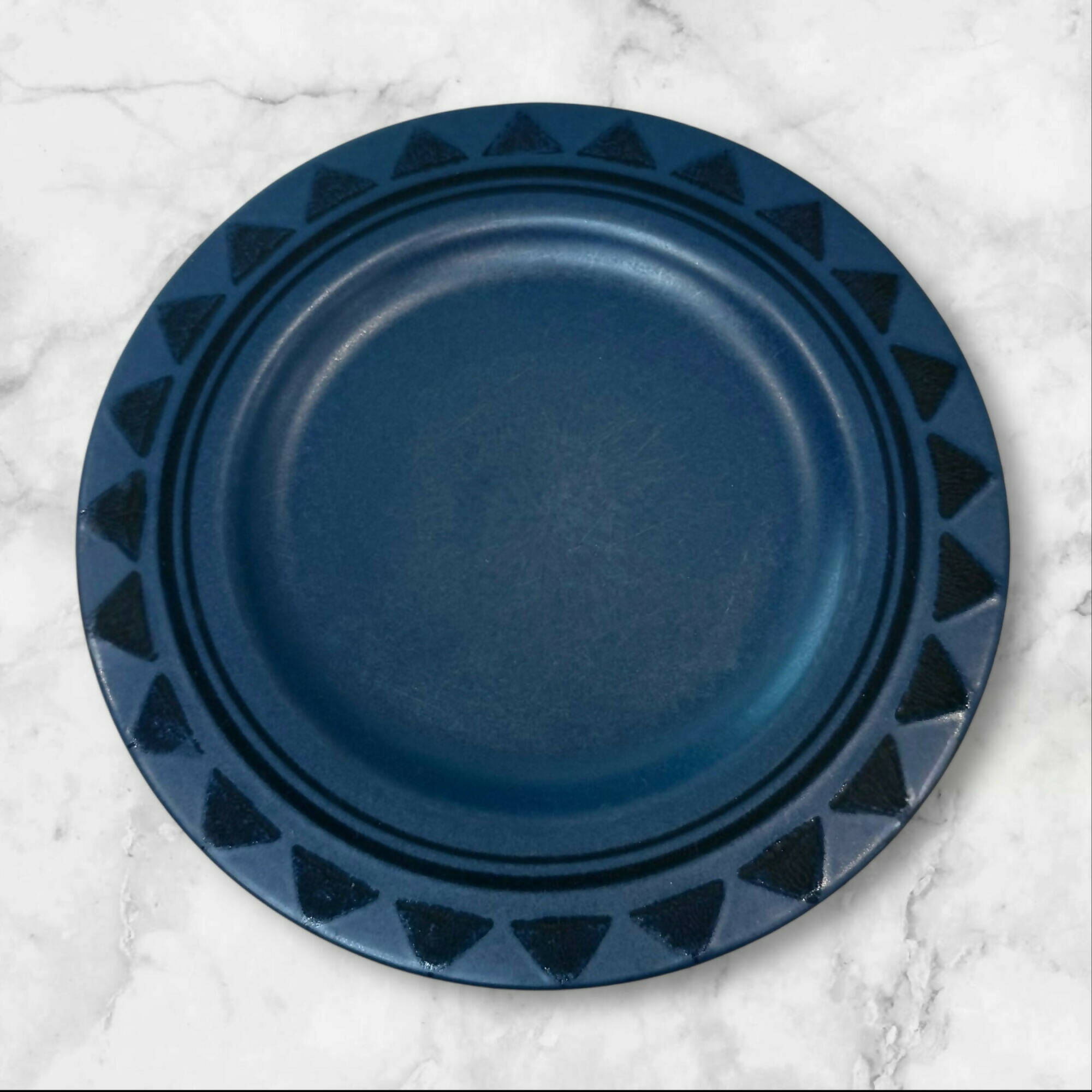 Pfaltzgraff Morning Light Dinner Plates Blue Stoneware | Set of 4 | Excellent