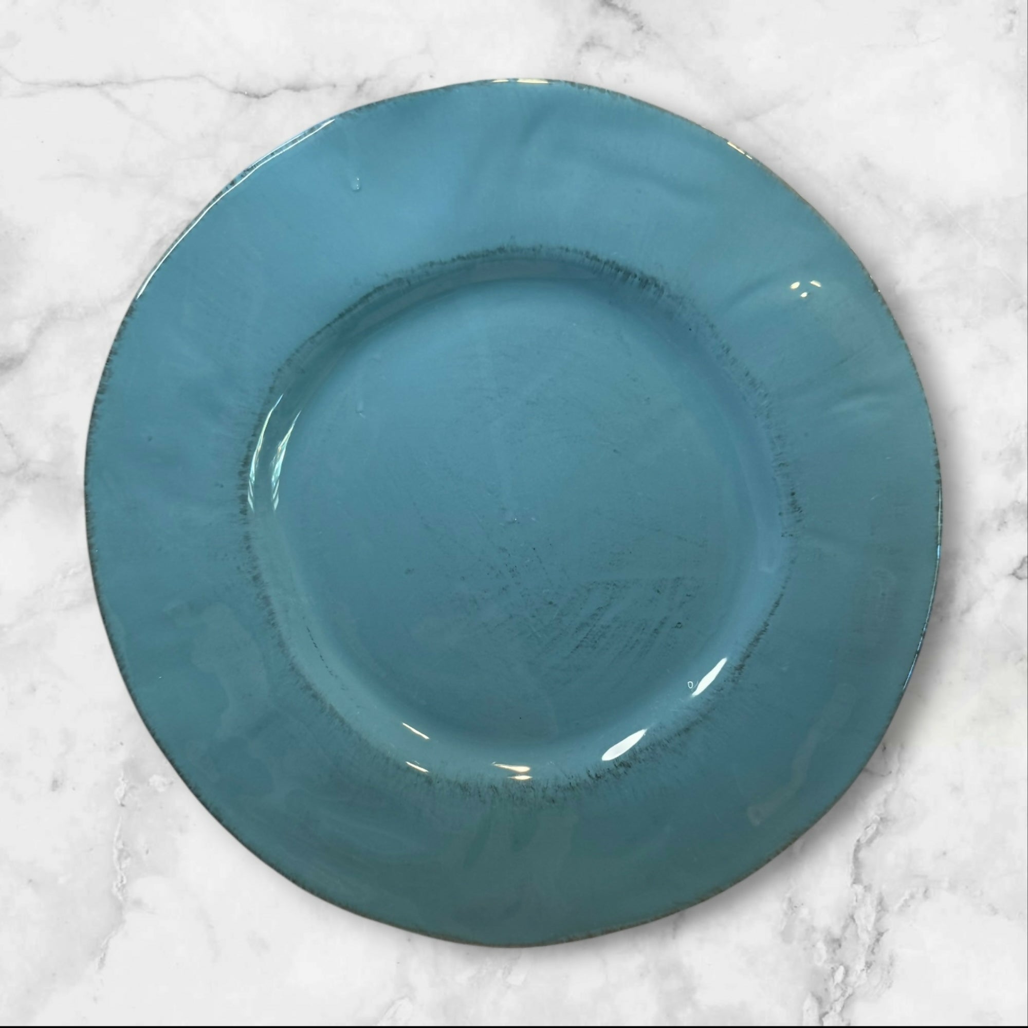 Pier 1 Nuevo Organic Blue Dinner Plates | Set of 2 | Great Condition