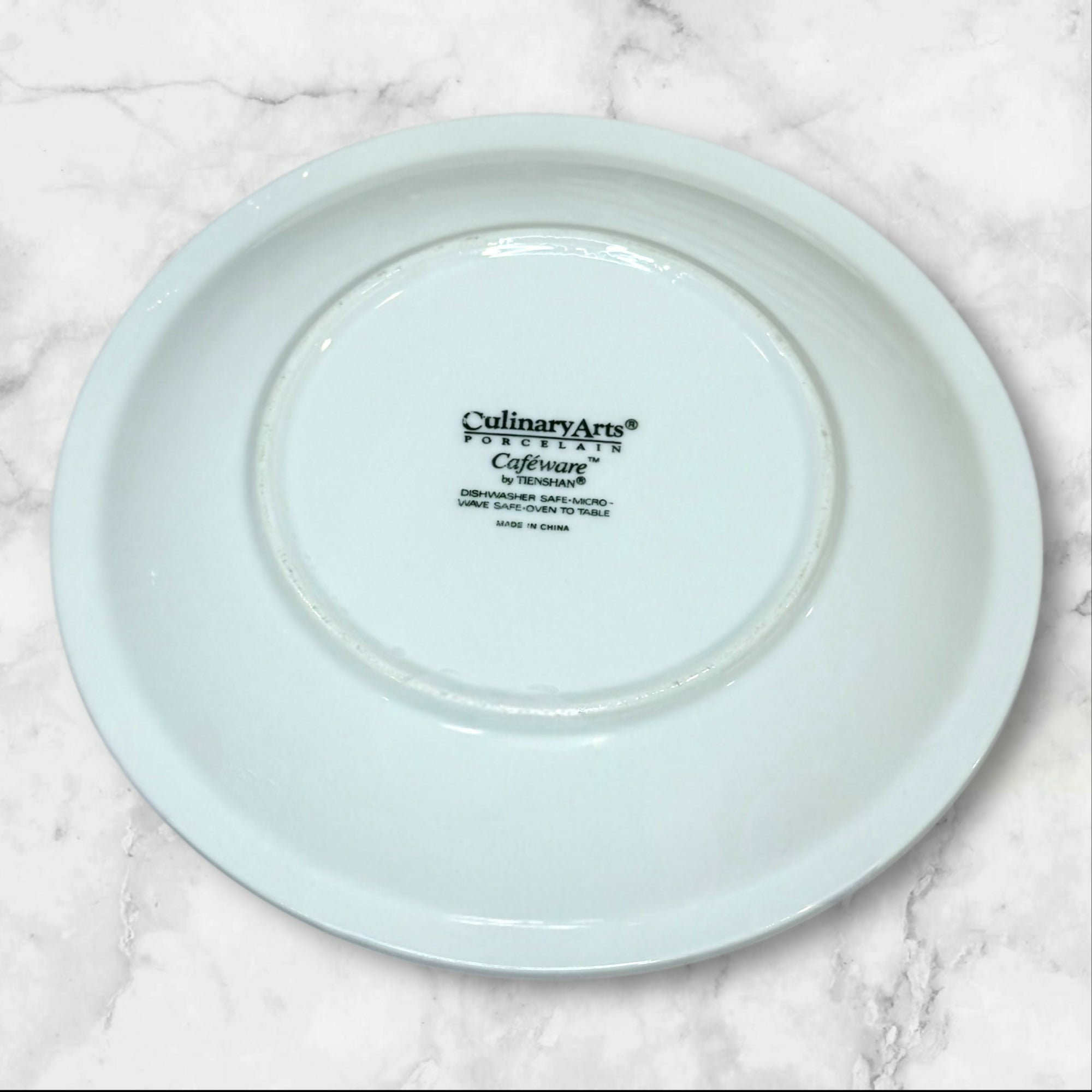 Crate & Barrel Tienshan Culinary Arts Caféware Dinner Plates | Set of 5 | Great Condition
