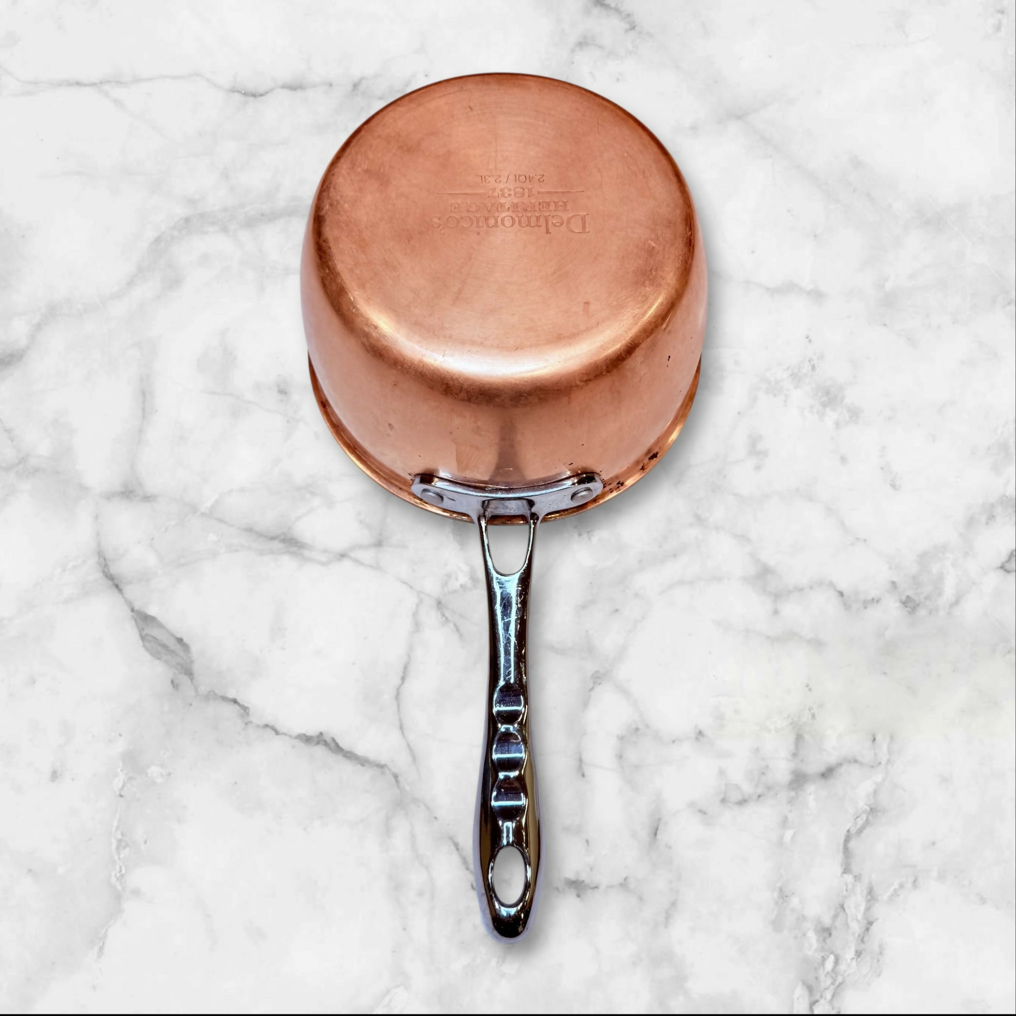 Delmonico’s Heritage 1831 Copper Saucepan 2.4 Qt | Great Condition