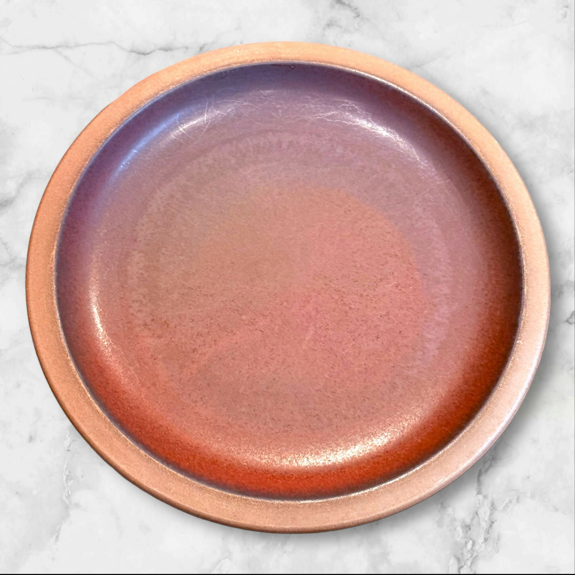 Heath Ceramics Redwood Rim Dinner Plates | Set of 6 | Excellent Condition