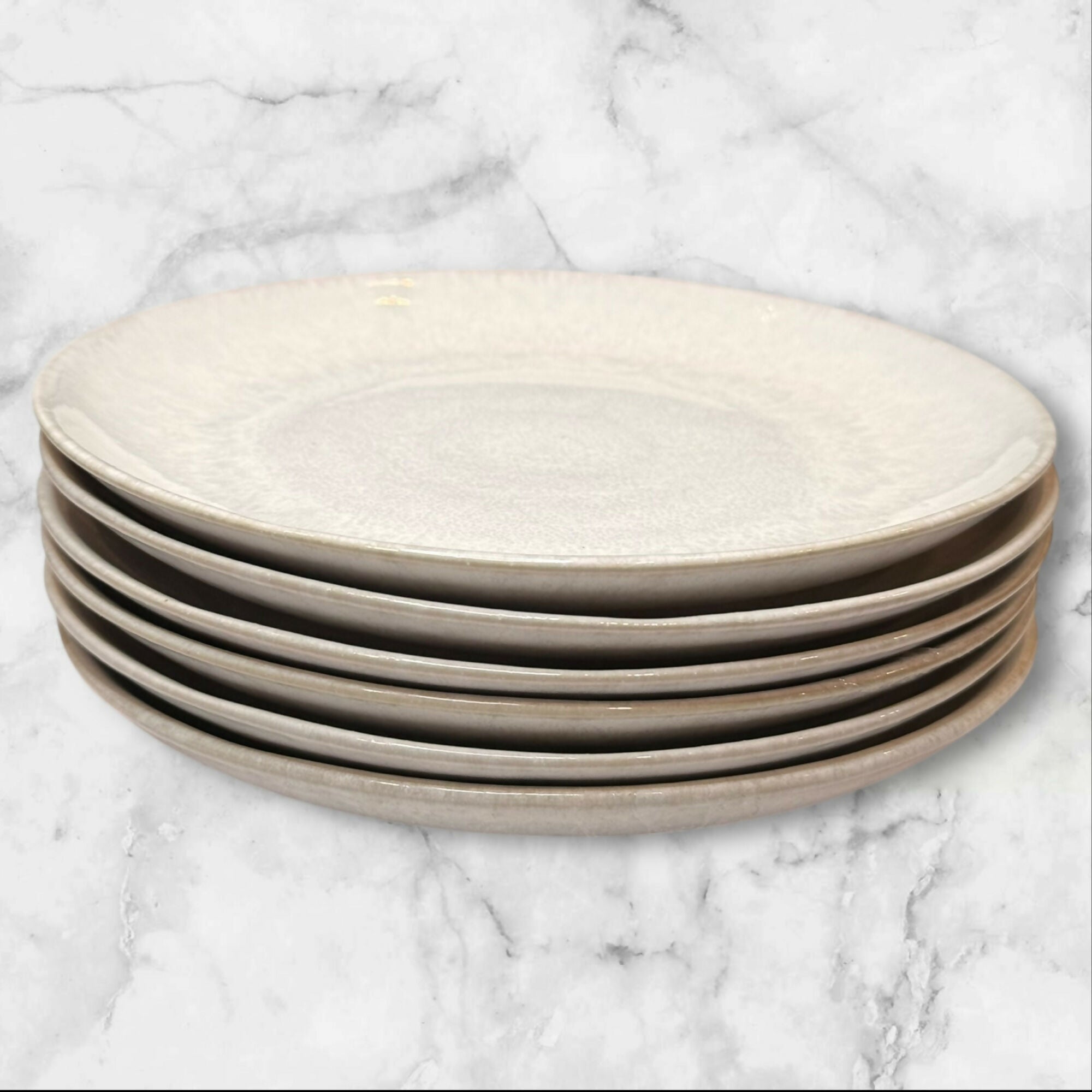 Williams Sonoma Cyprus Reactive Glaze Salad Plates | Set of 6 | Excellent Condition