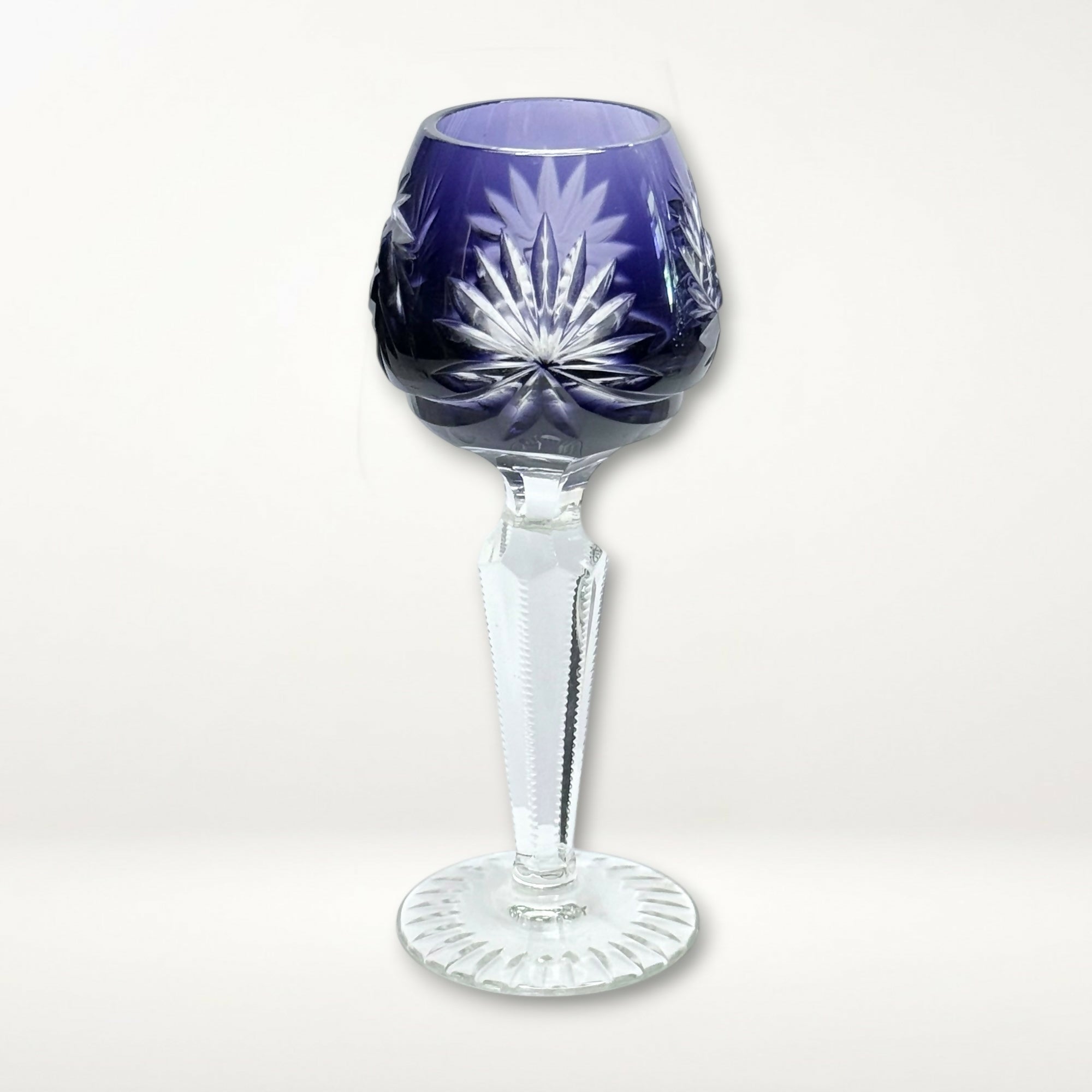Dresden Cristalica Nachtmann Cut Crystal Cordial Glasses | Set of 3