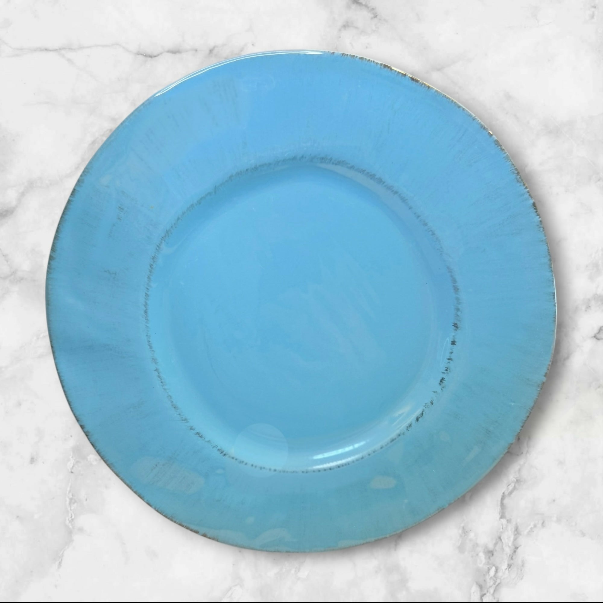 Pier 1 Nuevo Organic Blue Dinner Plates | Set of 2 | Great Condition