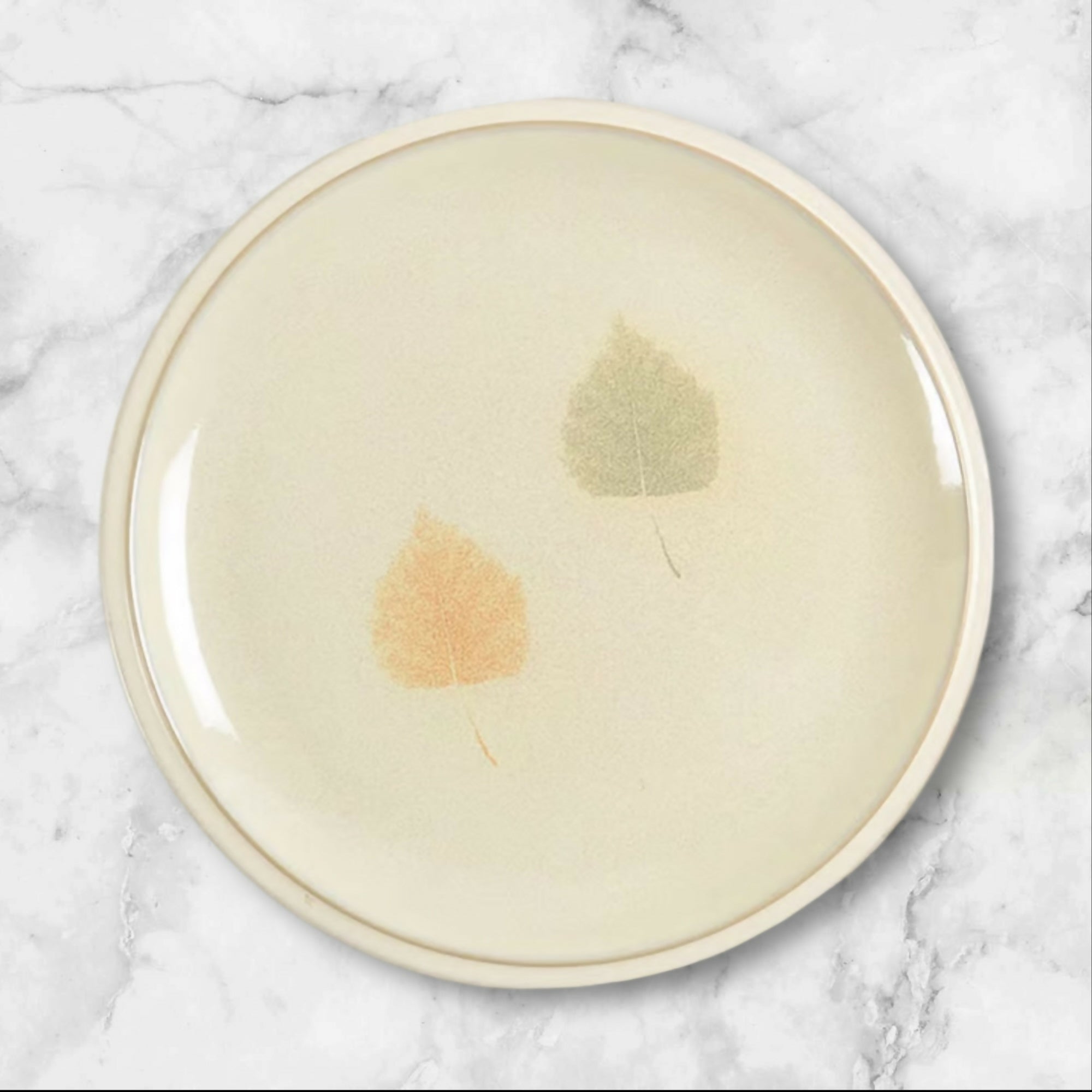 Denby Langley Energy Leaf Salad Plates Set of 4 | Great Condition