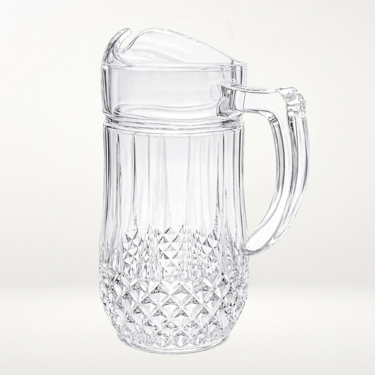 Cristal D’Arques Longchamp Crystal Pitcher 48oz | Elegant Barware | Great Condition