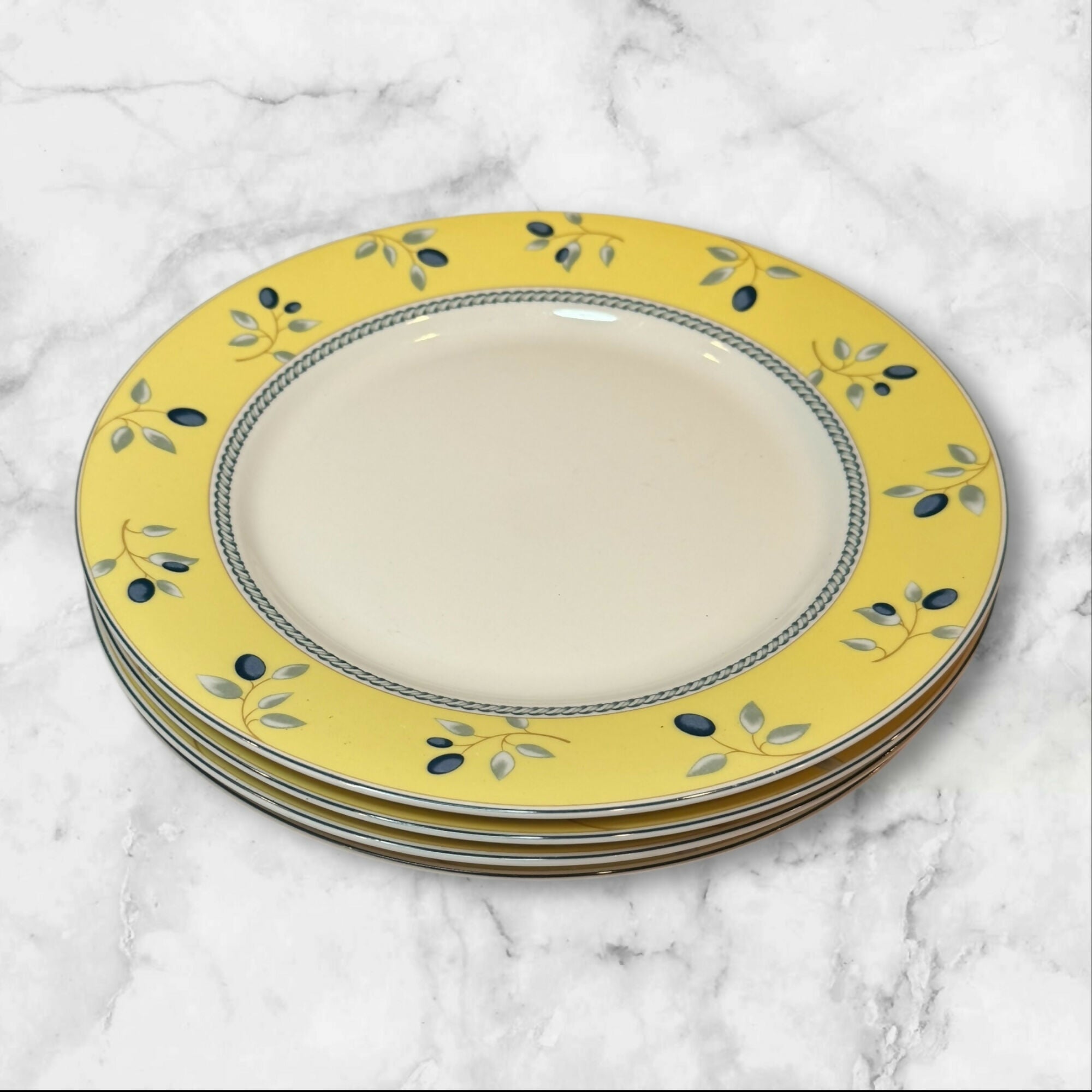 Royal Doulton Blueberry Dinner Plates | Set of 4 | Great Condition