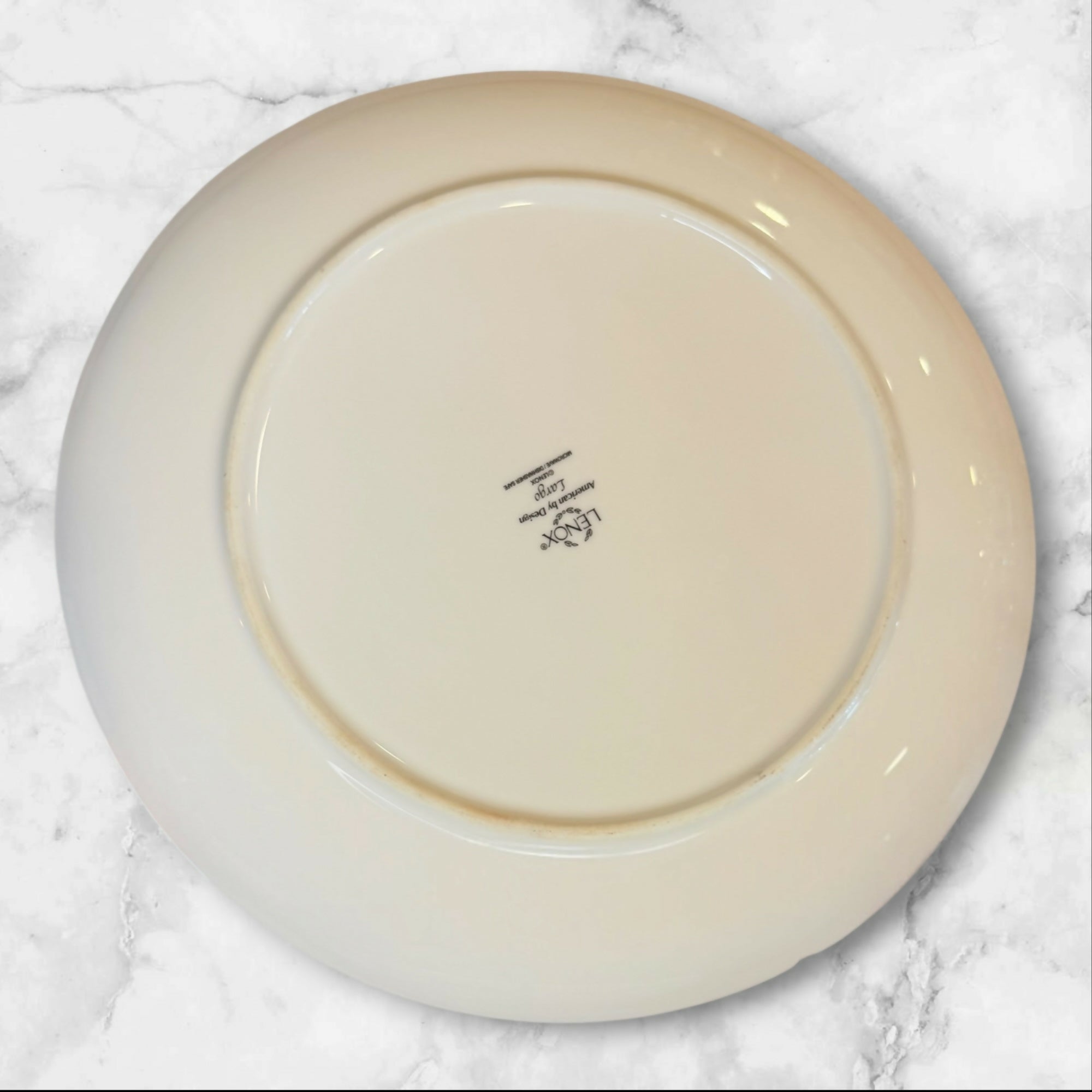 Lenox Largo White Dinner Plates | Set of 3 | Great Condition