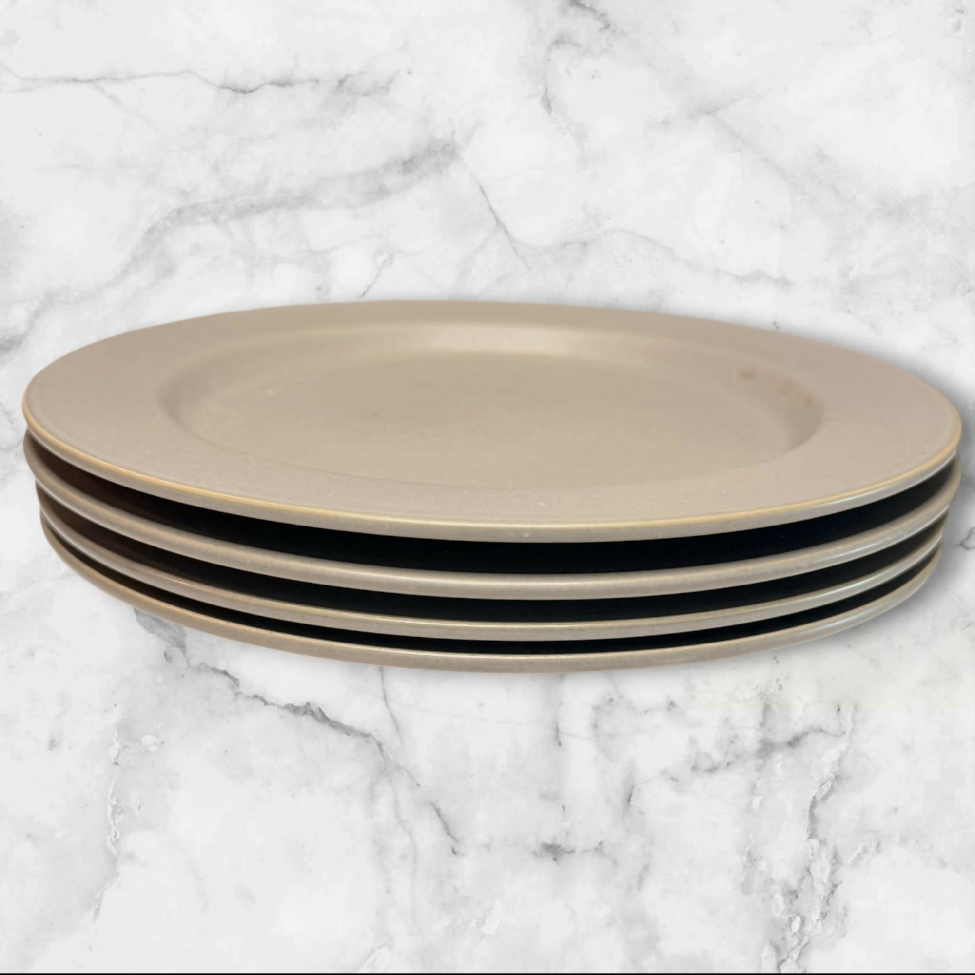 Calvin Klein Earth Stoneware Salad Plates | Set of 4 | Great Condition