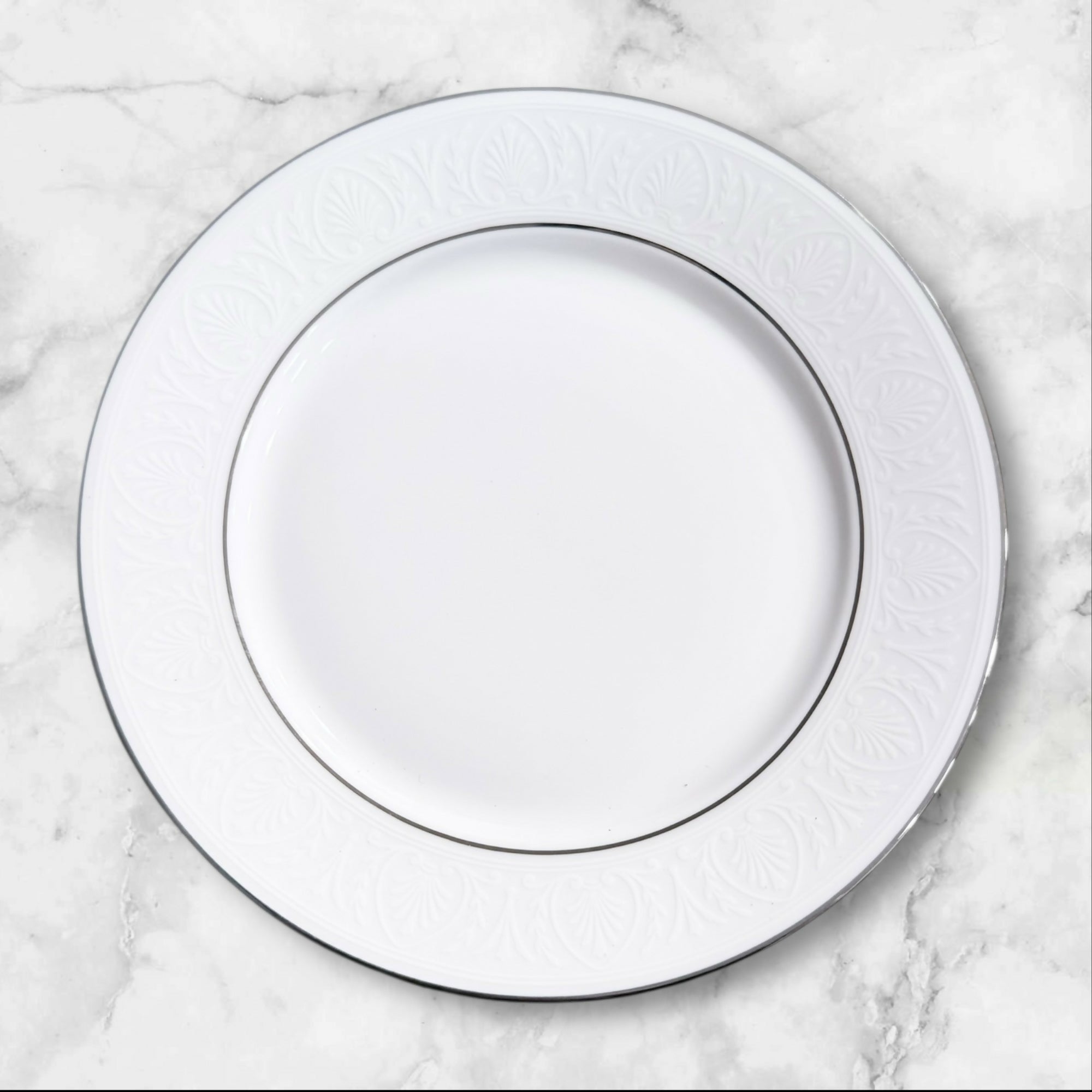Lenox Hannah Platinum 4-Piece Place Setting | USA Made | Discontinued | Great