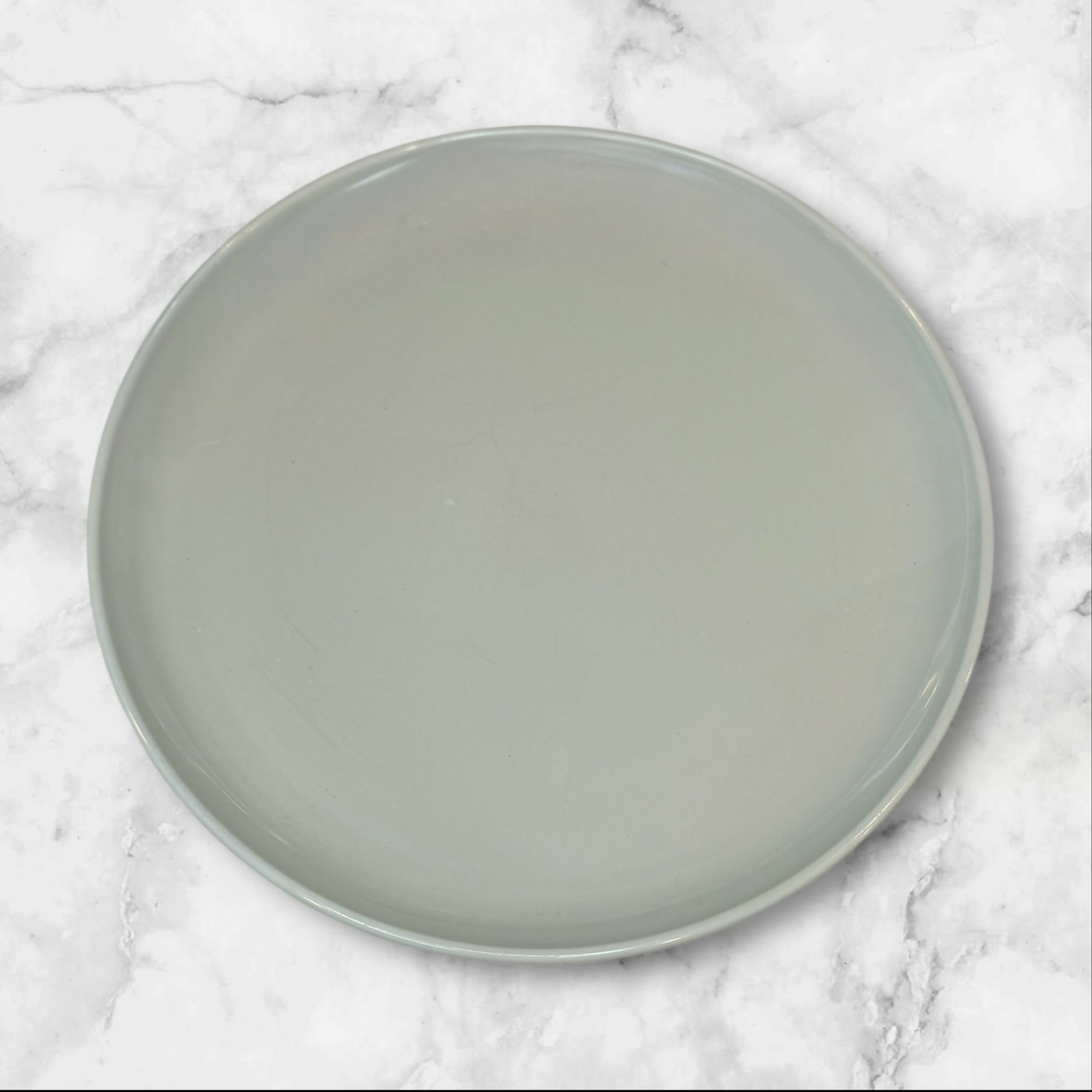 Crate & Barrel Logan Gray Dinner Plates | Set of 4 | Martin Hunt | Good Cond