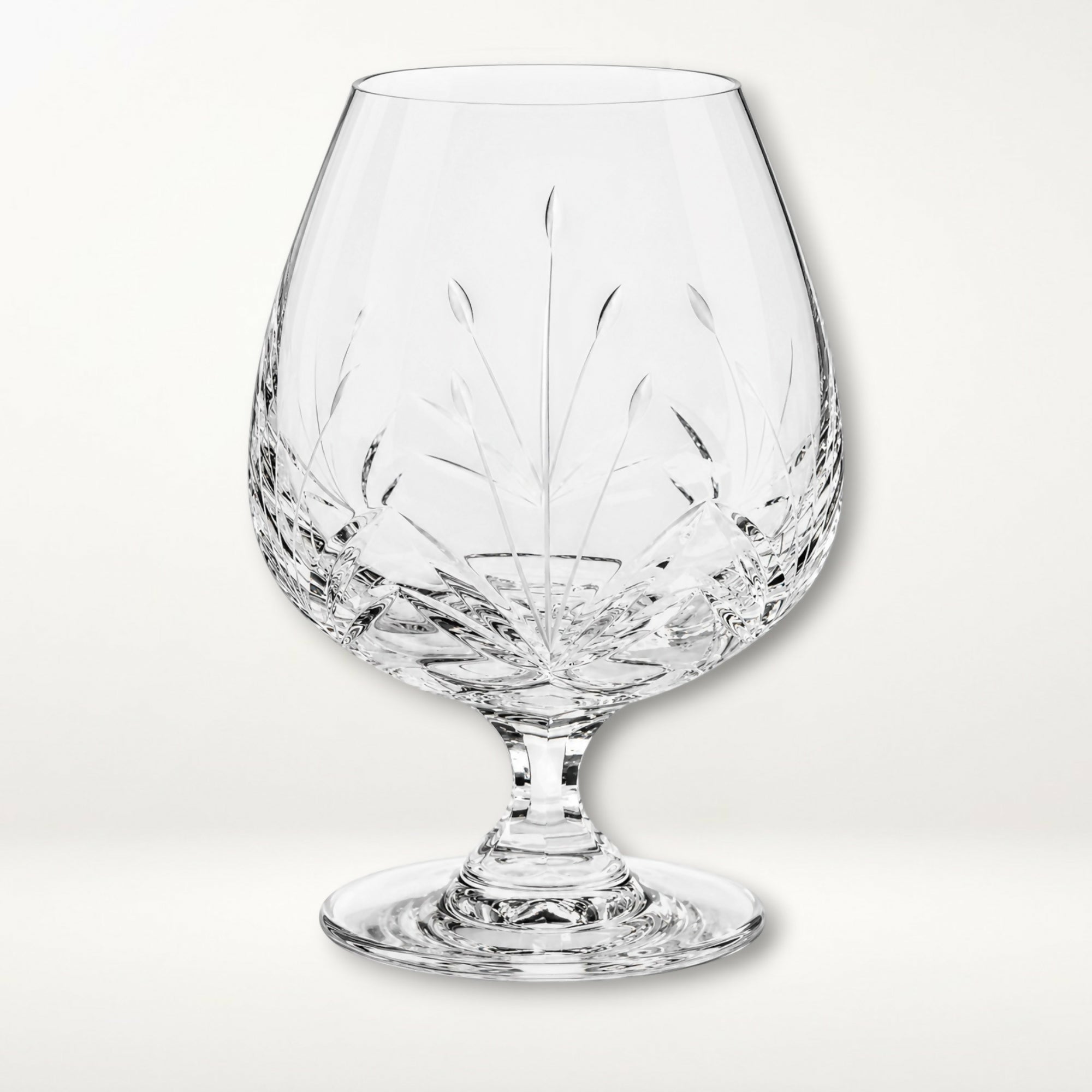 Mikasa Petit Points Crystal Brandy Glass | Single | Elegant Stemware