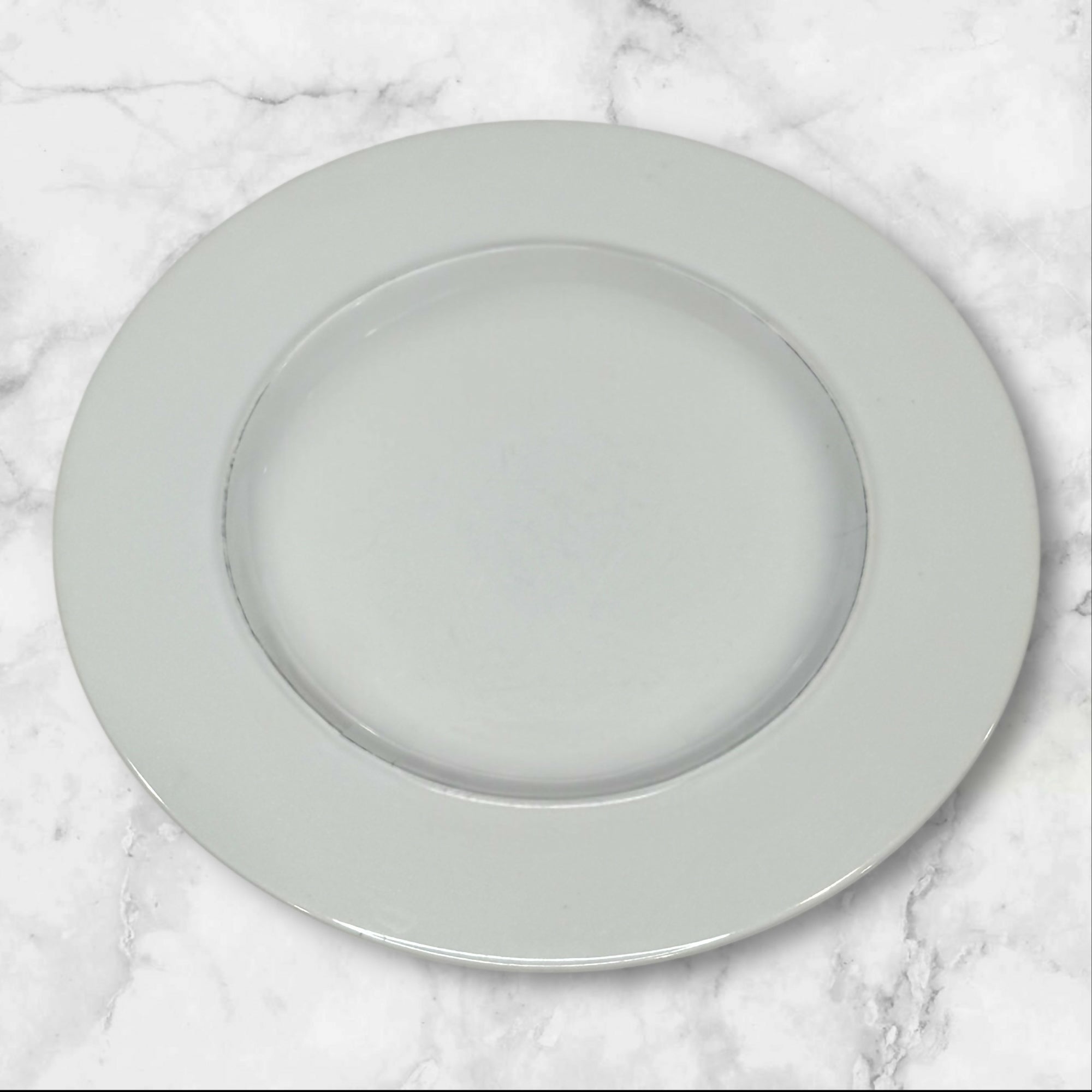 Crate & Barrel Epoch Blueline Plates | Set of 6 by Kathleen Wills Japan | Good Condition