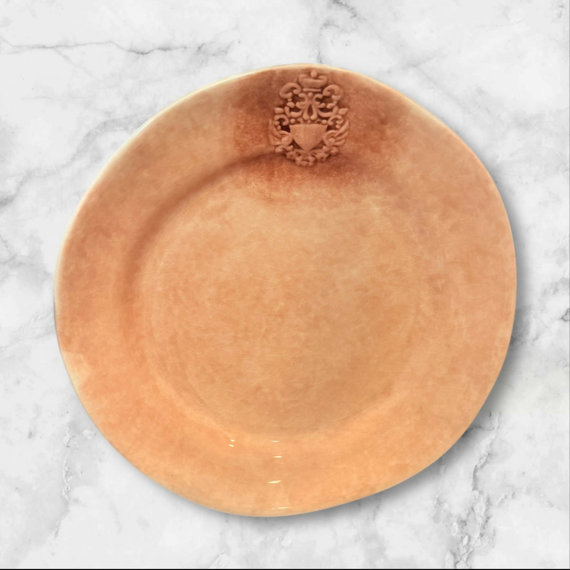 Caff Ceramiche Crest Dinner Plates Italy | Set of 4 | Excellent Condition
