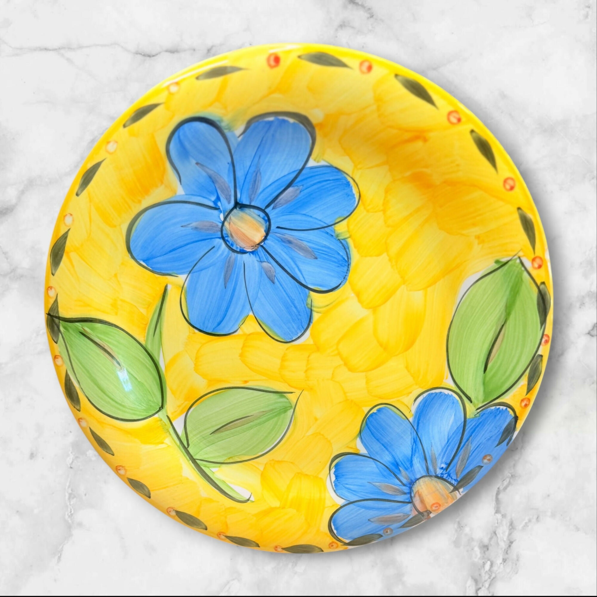 Gibson Designs Sunshine Dinner Plates Set of 4 | Great Condition