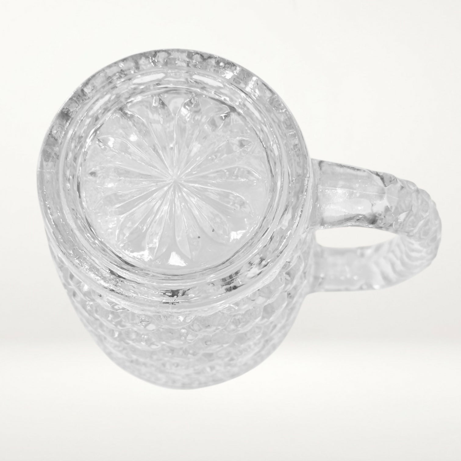 Anchor Hocking Wexford Clear Glass Mug | Vintage | Excellent Condition