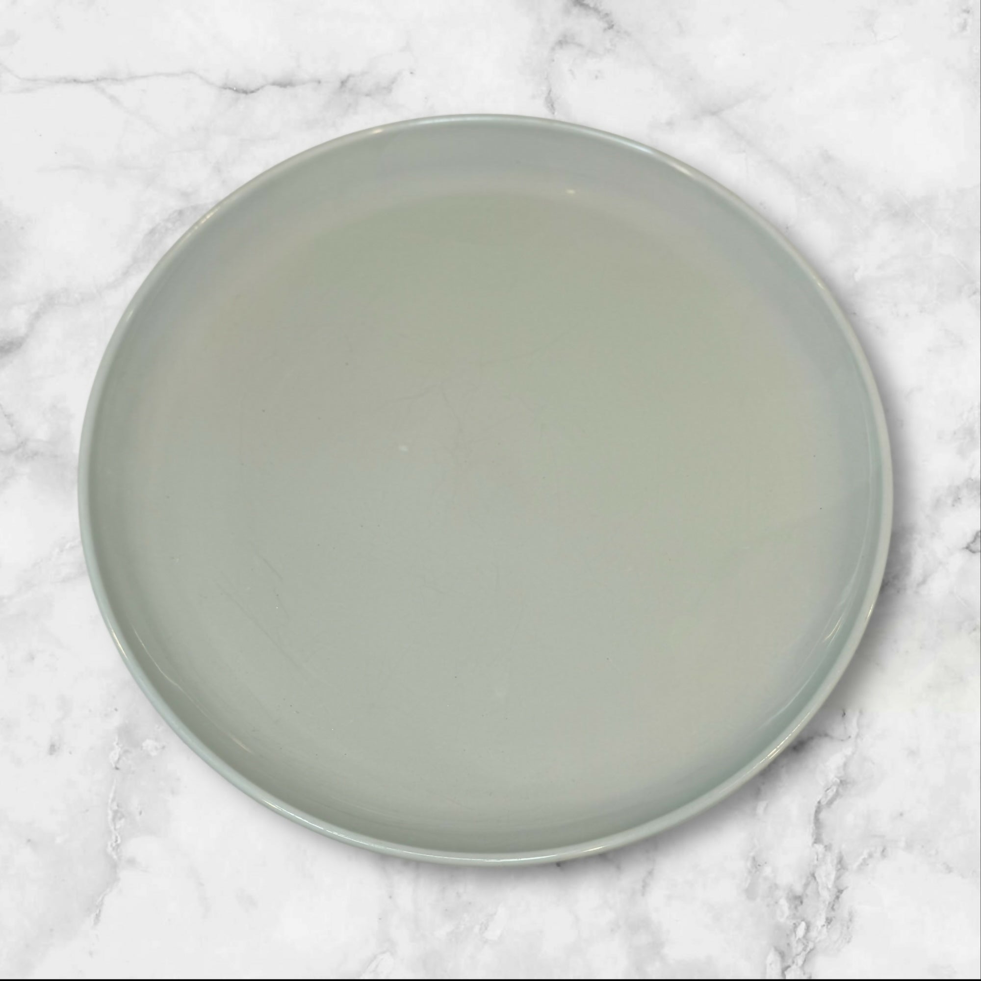 Crate & Barrel Logan Gray Dinner Plates | Set of 4 | Martin Hunt | Good Cond