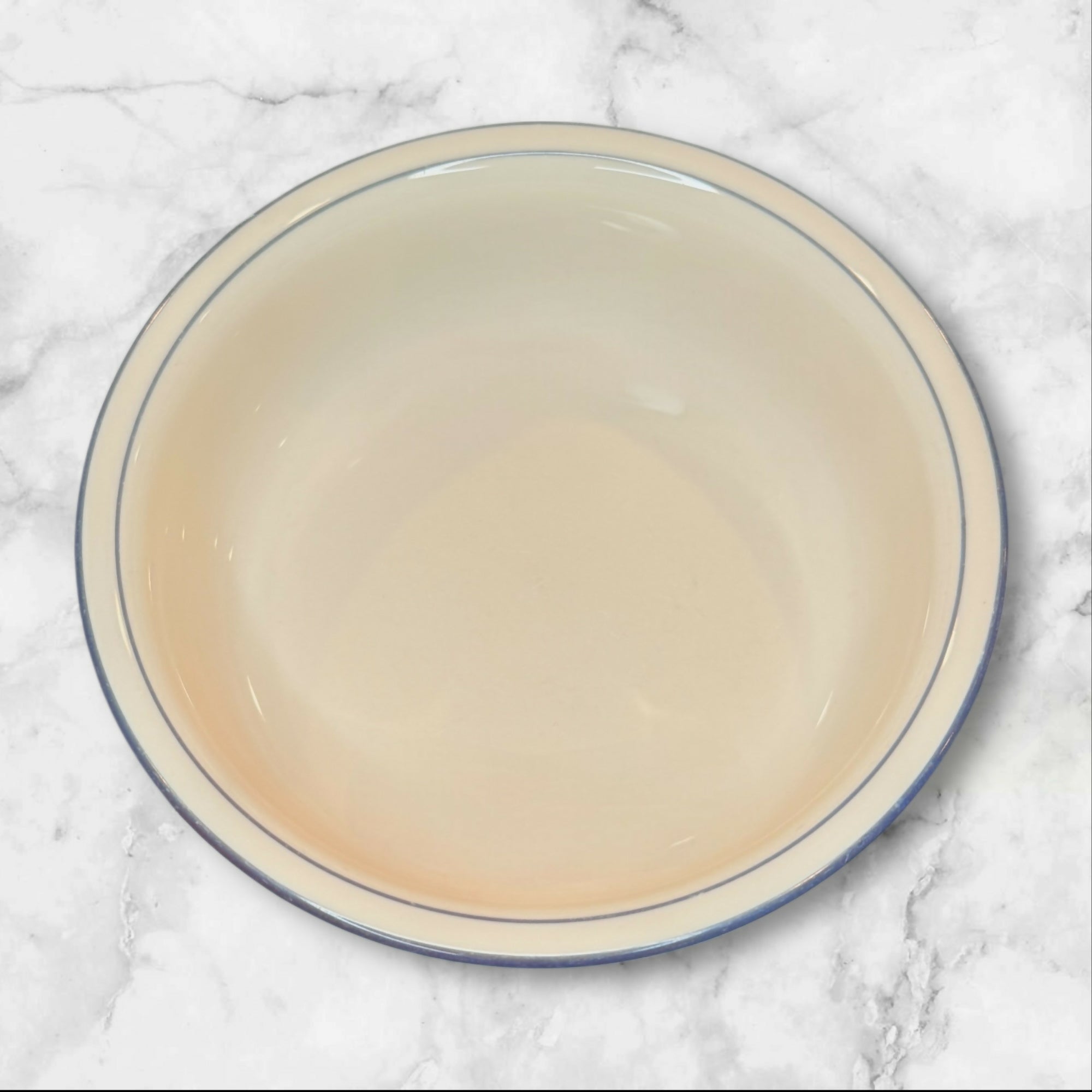 Lenox Blue Pinstripes Soup Cereal Bowls | Set of 4 | Excellent Condition