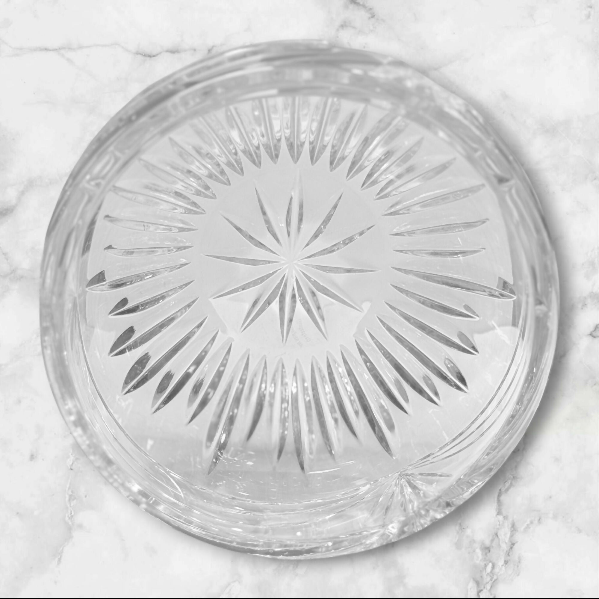 Waterford Crystal Calais Crystal Bowl | Wide Band Cut Glass | Excellent Condition