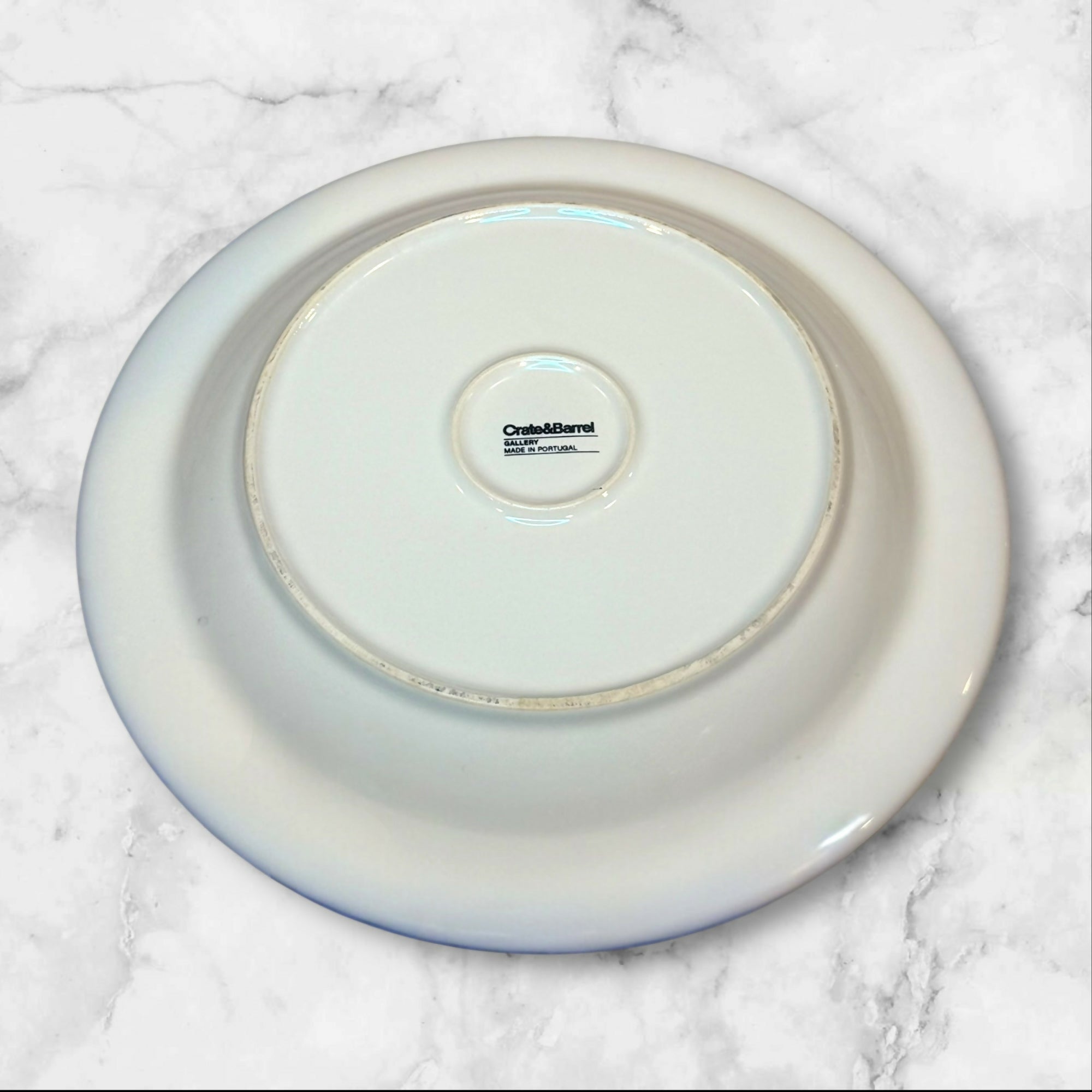 Crate & Barrel Gallery Parchment Dinner Plates | Set of 4 | Great Condition